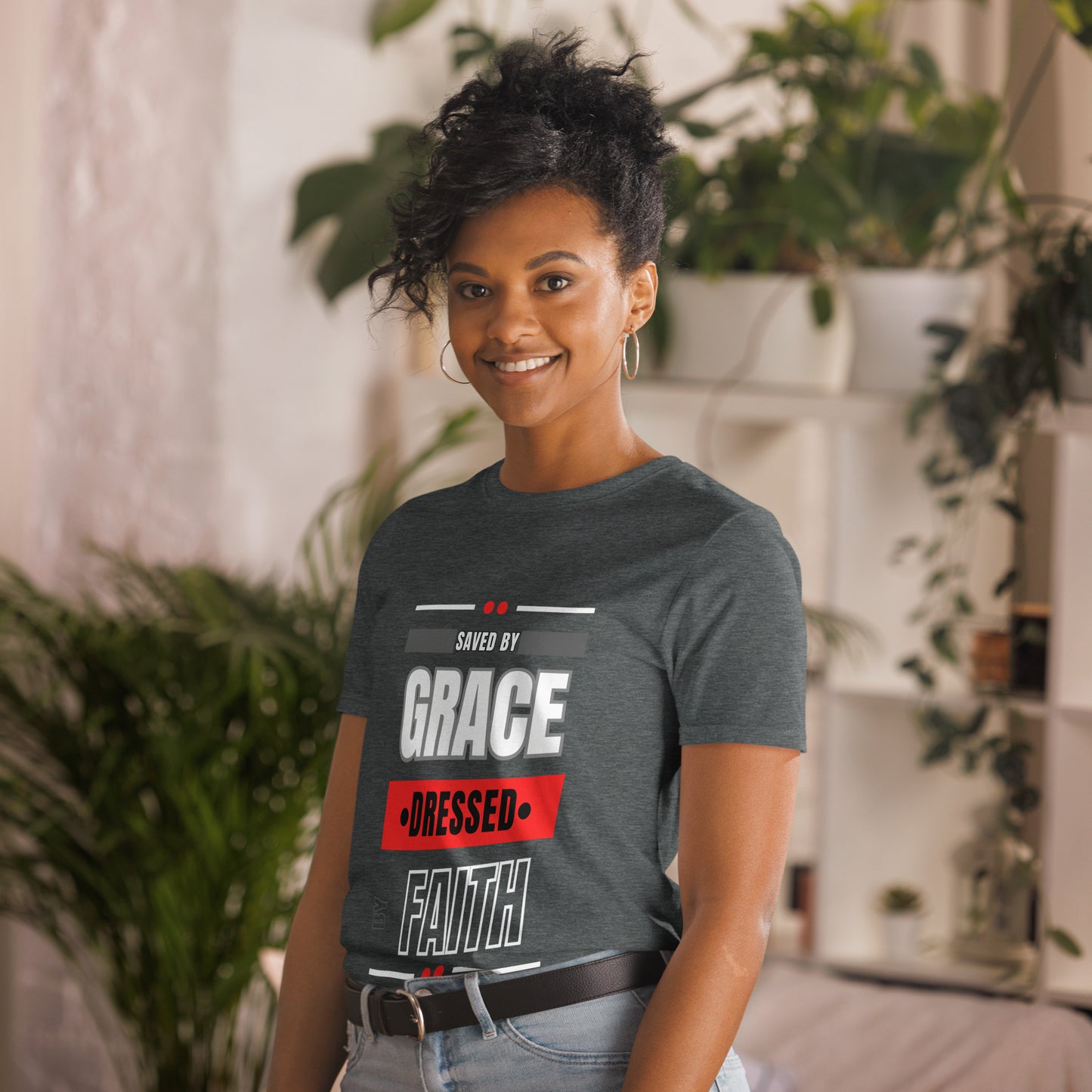 GRACE - Short-Sleeve Unisex T-Shirt - TRIPLE-A