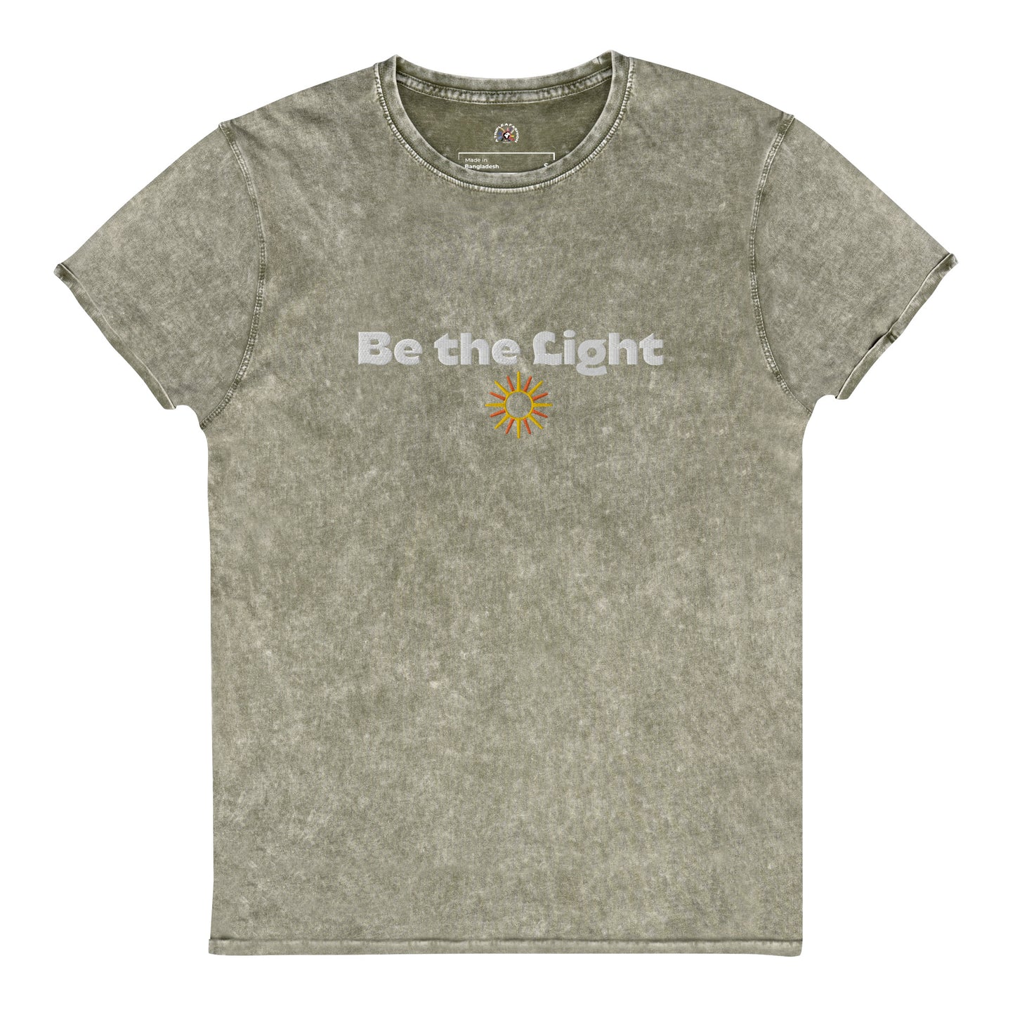 Be the Light Denim T-Shirt - TRIPLE-A