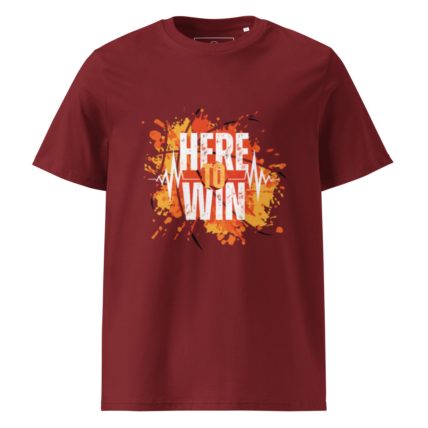 HERE TO WIN- Unisex organic cotton t-shirt - TRIPLE-A