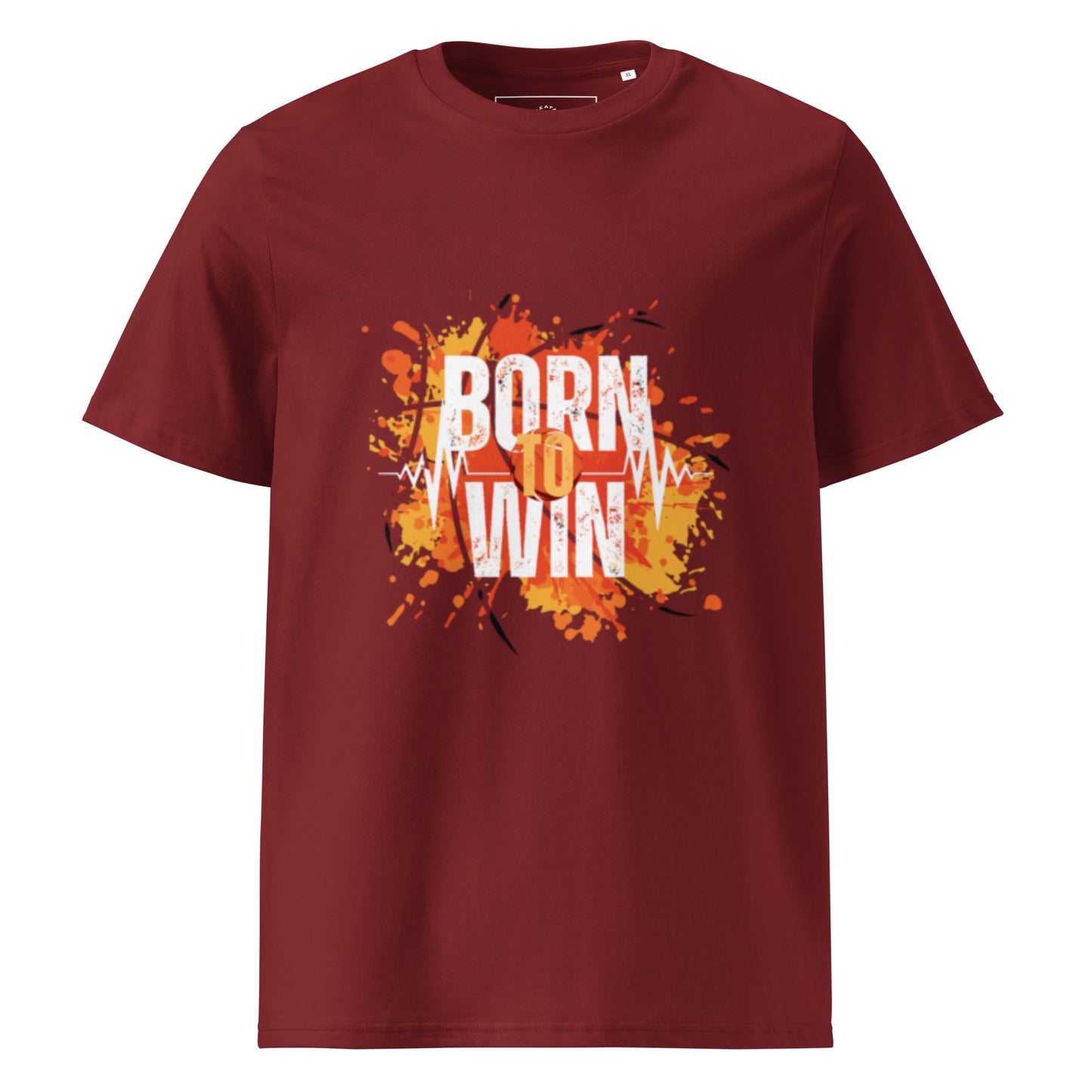 BORN TO WIN- Unisex organic cotton t-shirt - TRIPLE-A