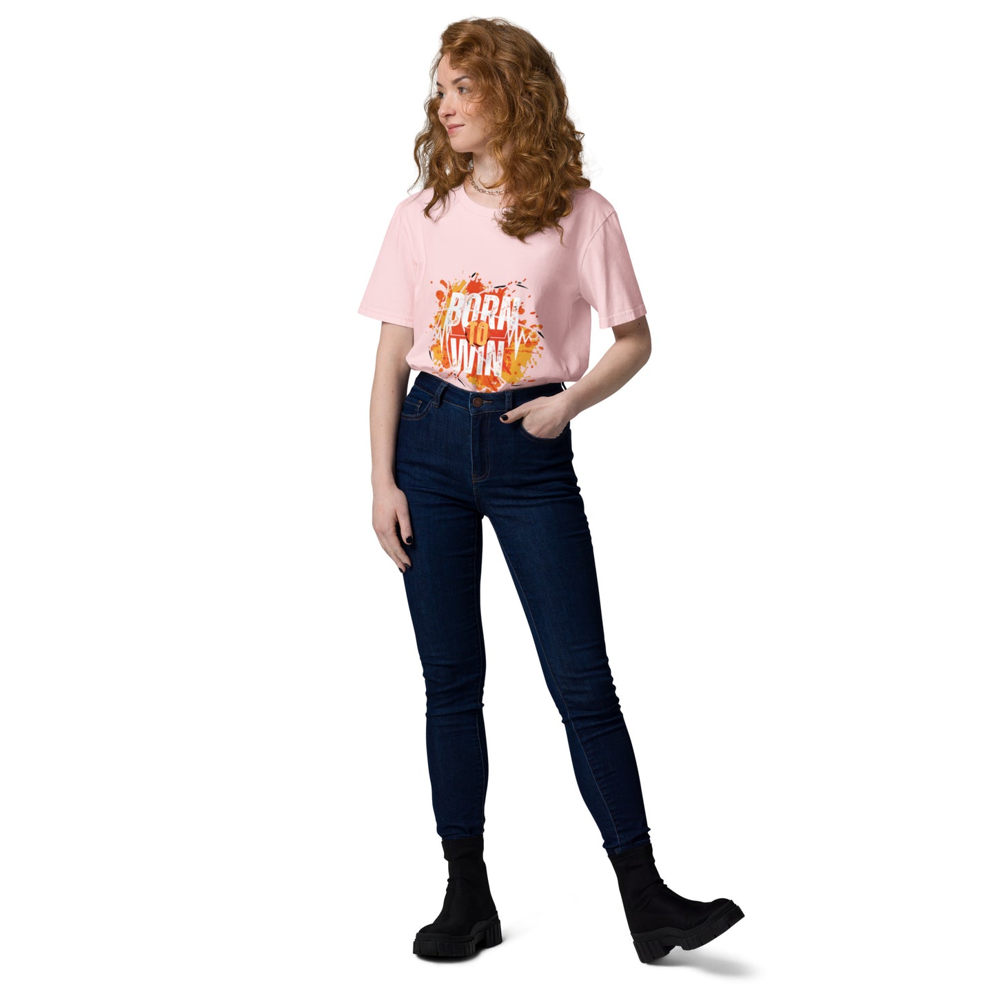 BORN TO WIN- Unisex organic cotton t-shirt - TRIPLE-A