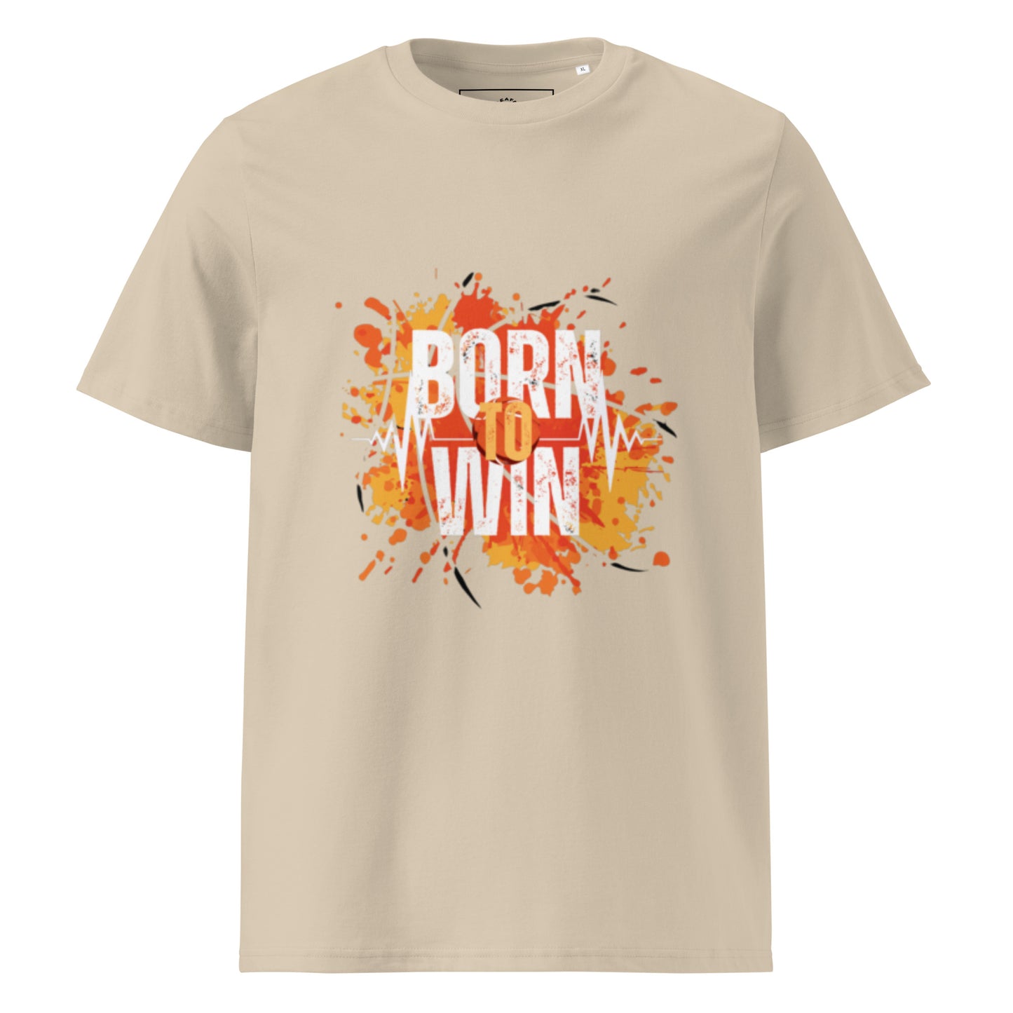 BORN TO WIN- Unisex organic cotton t-shirt - TRIPLE-A