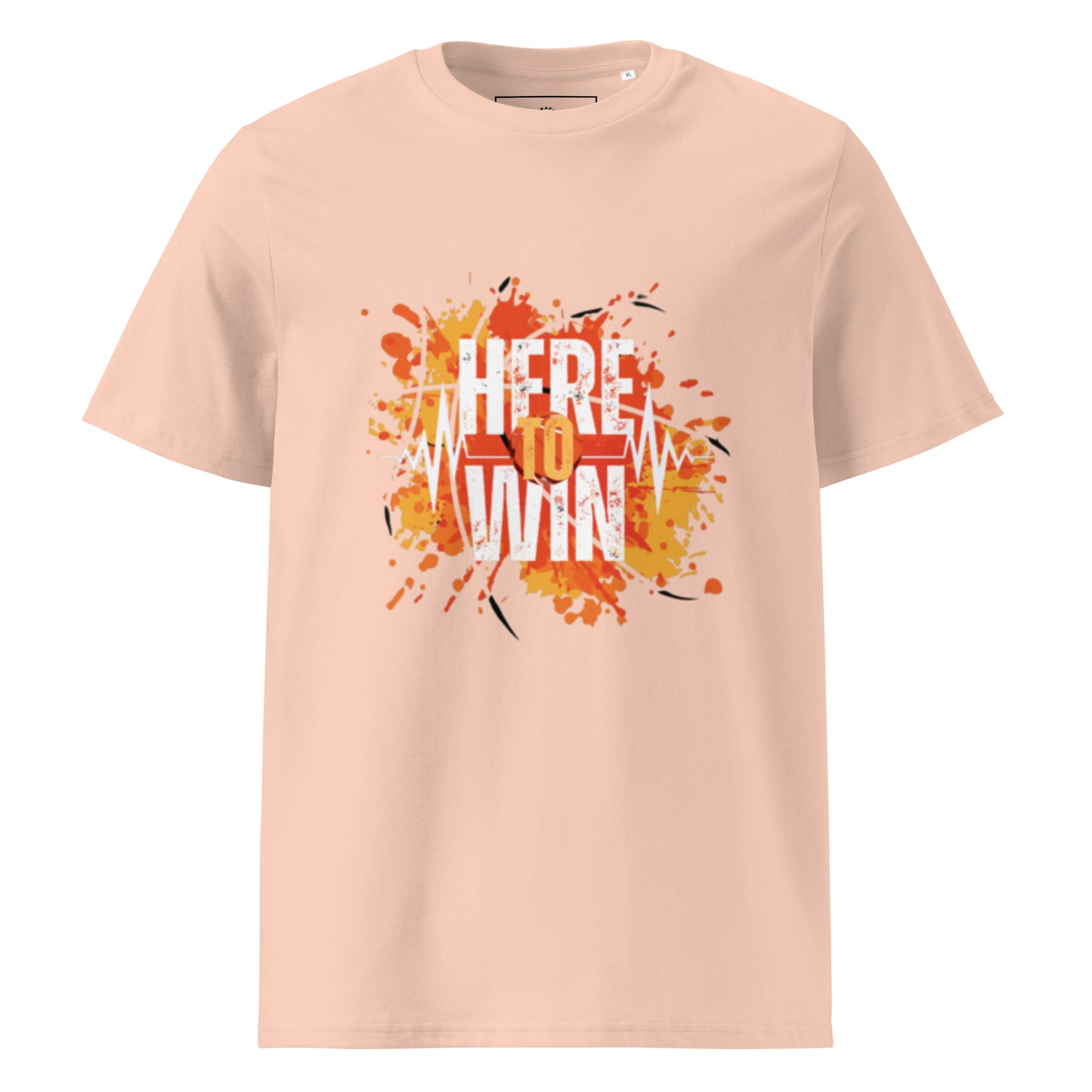 HERE TO WIN- Unisex organic cotton t-shirt - TRIPLE-A