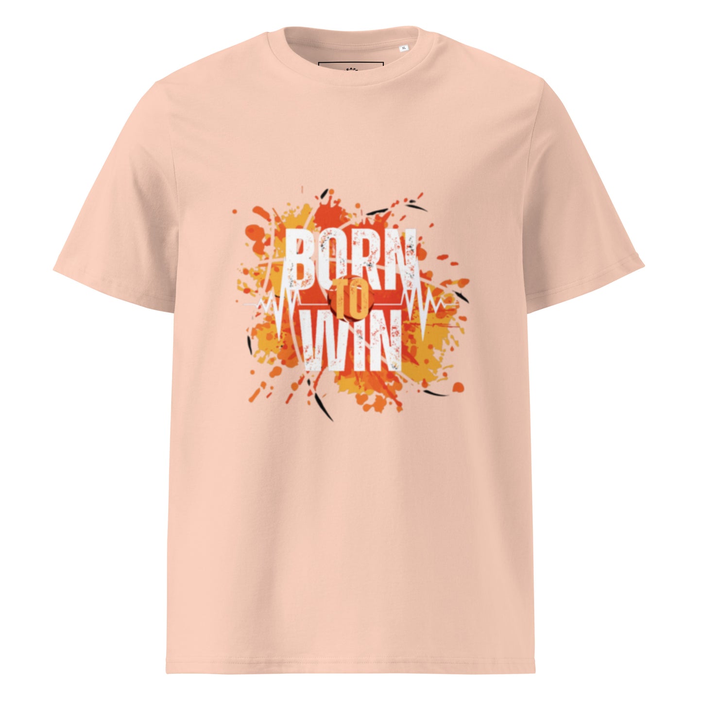 BORN TO WIN- Unisex organic cotton t-shirt - TRIPLE-A