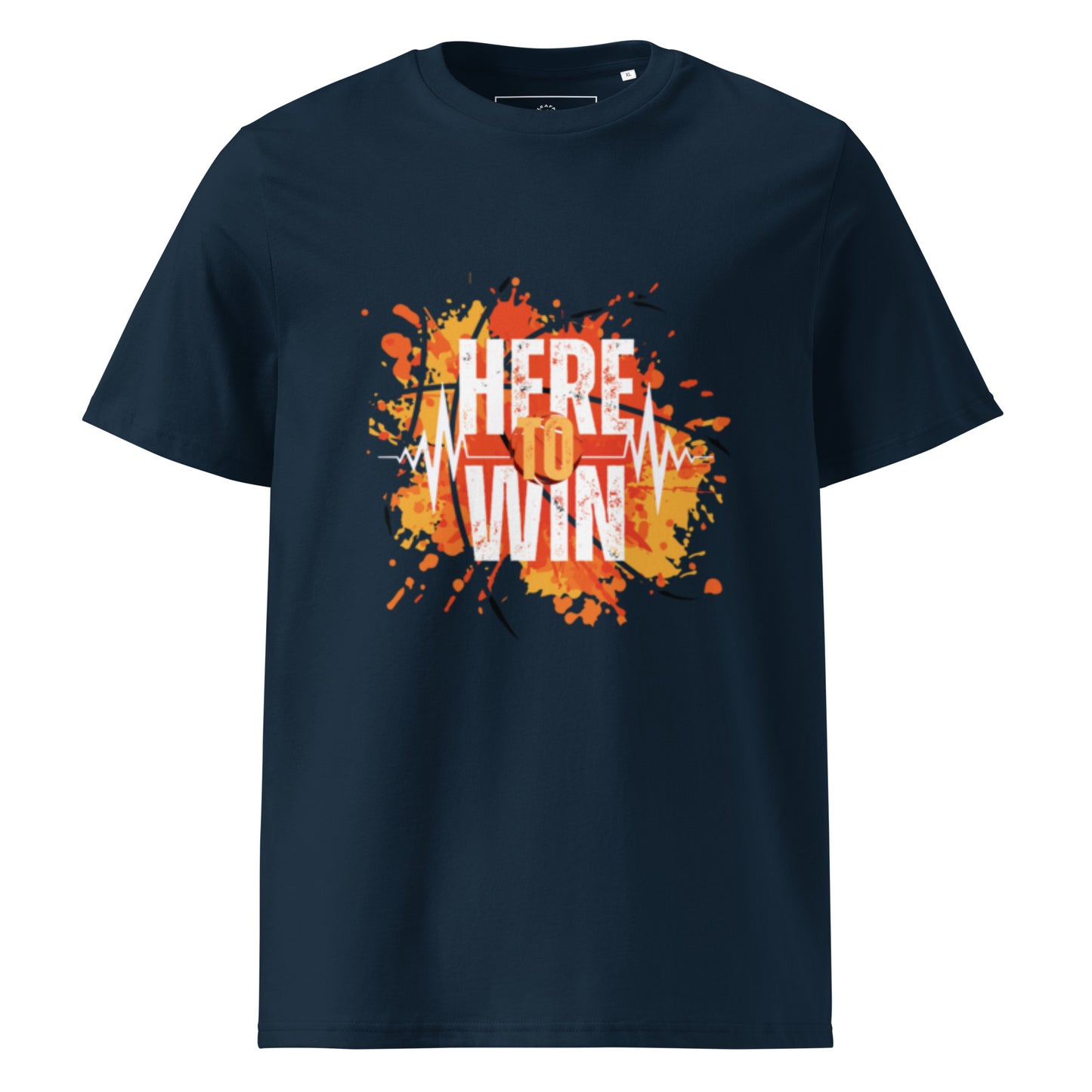 HERE TO WIN- Unisex organic cotton t-shirt - TRIPLE-A