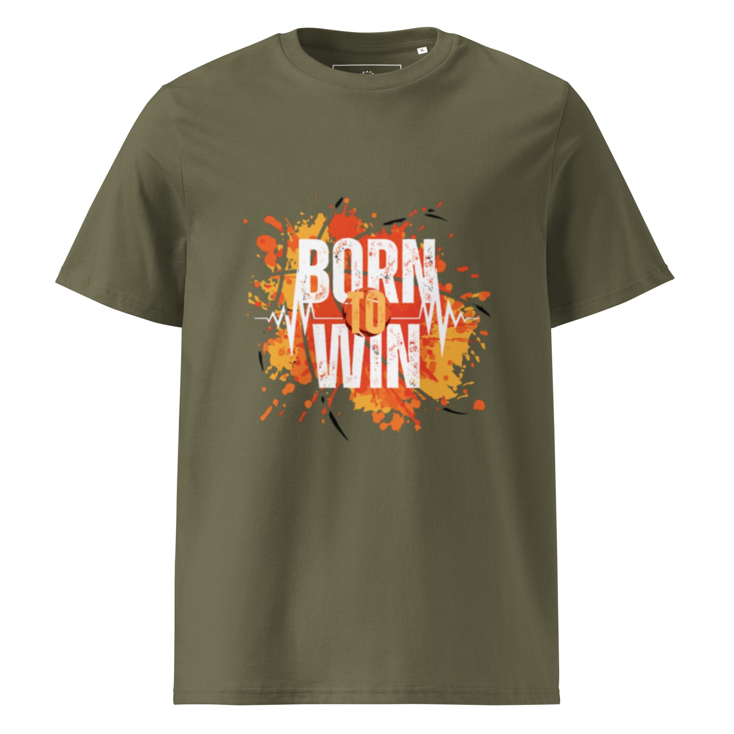 BORN TO WIN- Unisex organic cotton t-shirt - TRIPLE-A