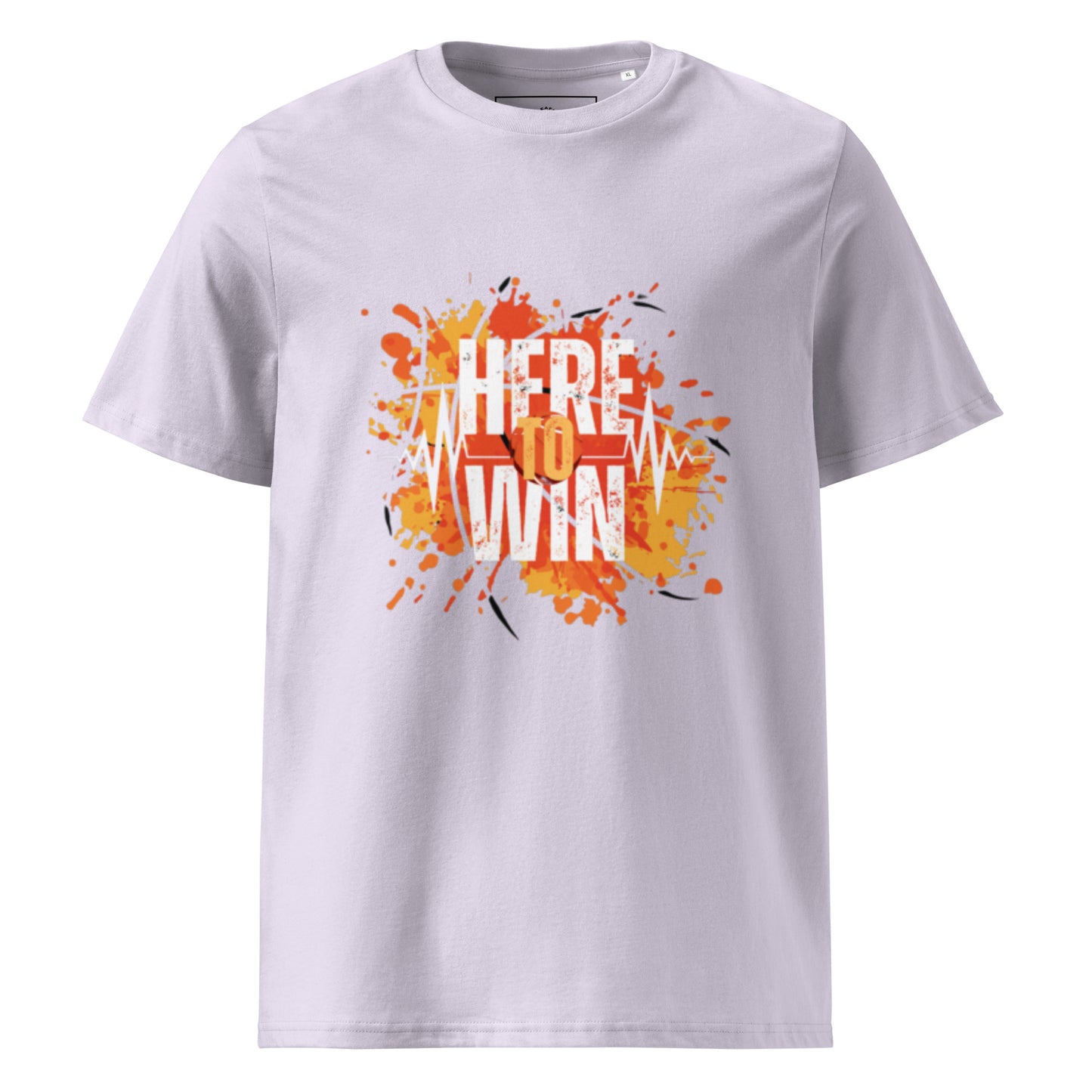 HERE TO WIN- Unisex organic cotton t-shirt - TRIPLE-A