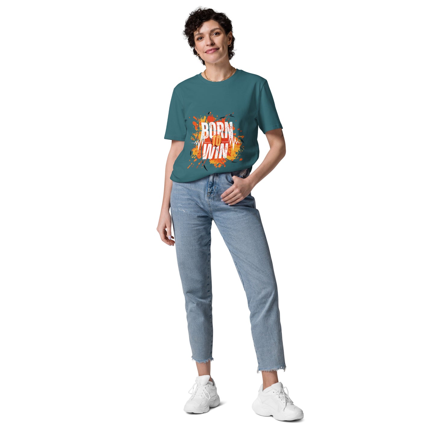 BORN TO WIN- Unisex organic cotton t-shirt - TRIPLE-A