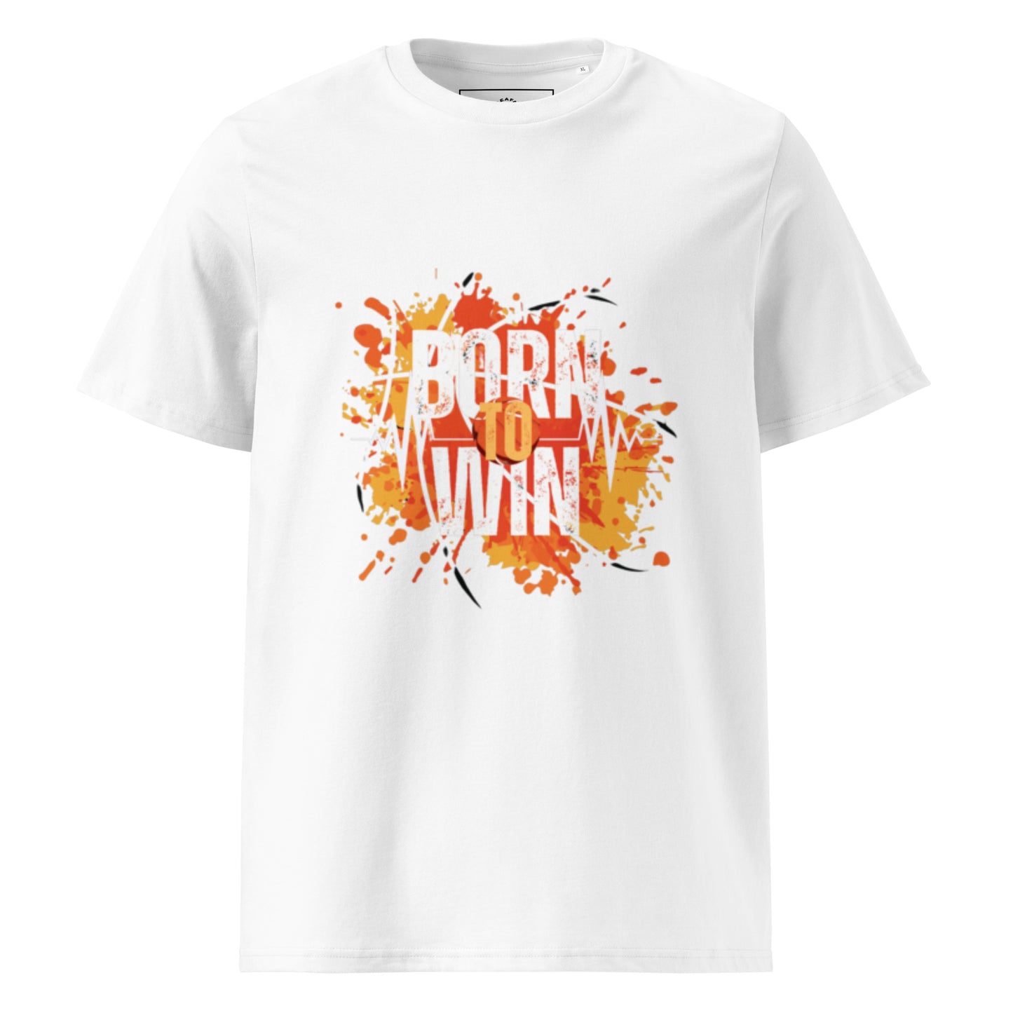 BORN TO WIN- Unisex organic cotton t-shirt - TRIPLE-A