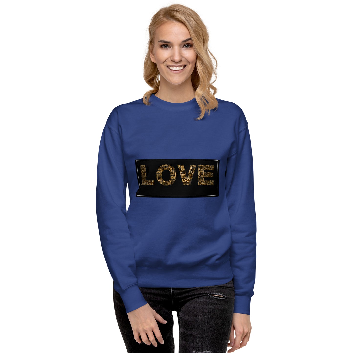 LOVE- Unisex Premium Sweatshirt - TRIPLE-A