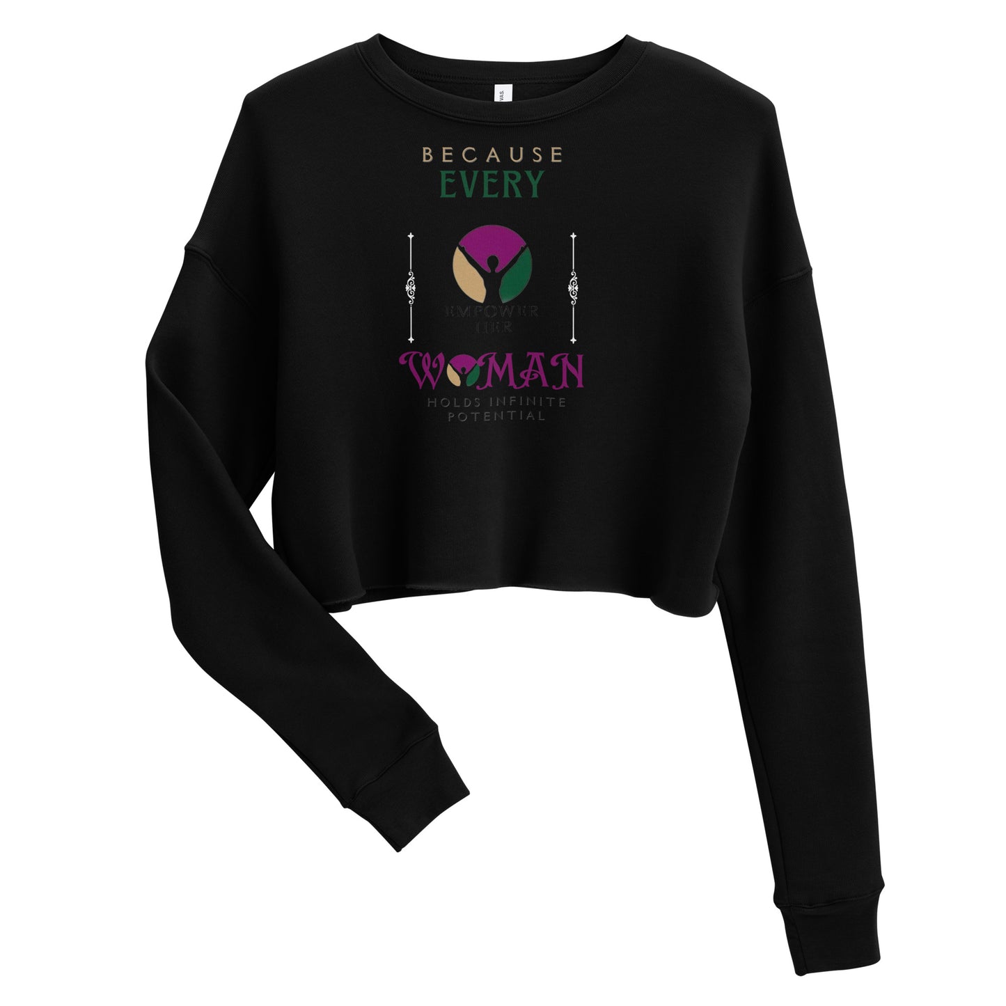 EVERY WOMAN- Crop Sweatshirt - TRIPLE-A