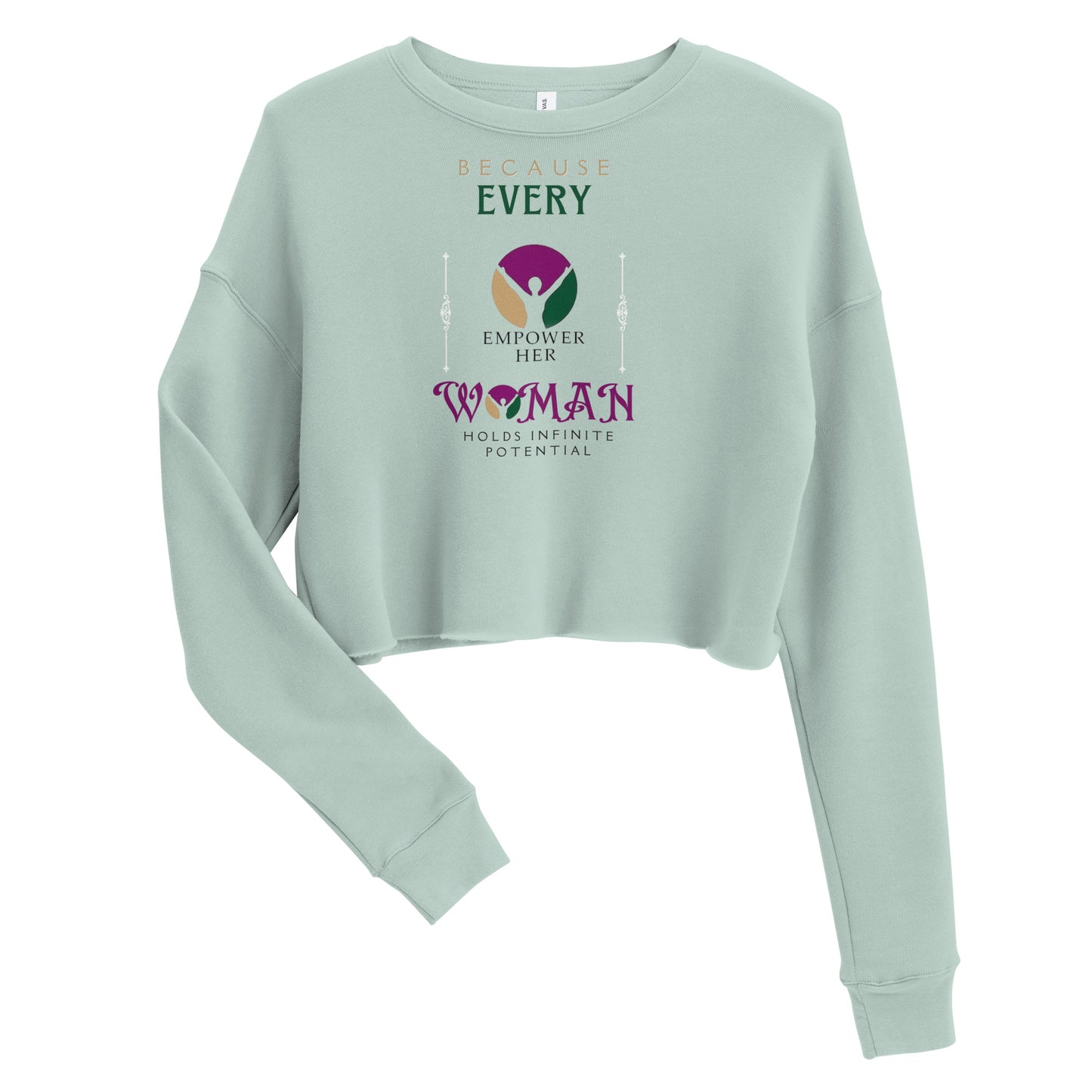 EVERY WOMAN- Crop Sweatshirt - TRIPLE-A