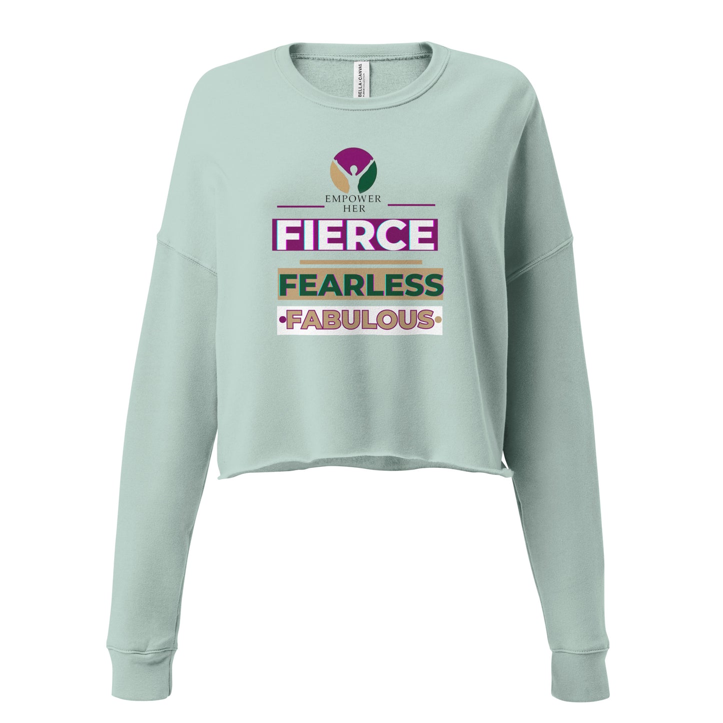 FIERCE- Crop Sweatshirt - TRIPLE-A