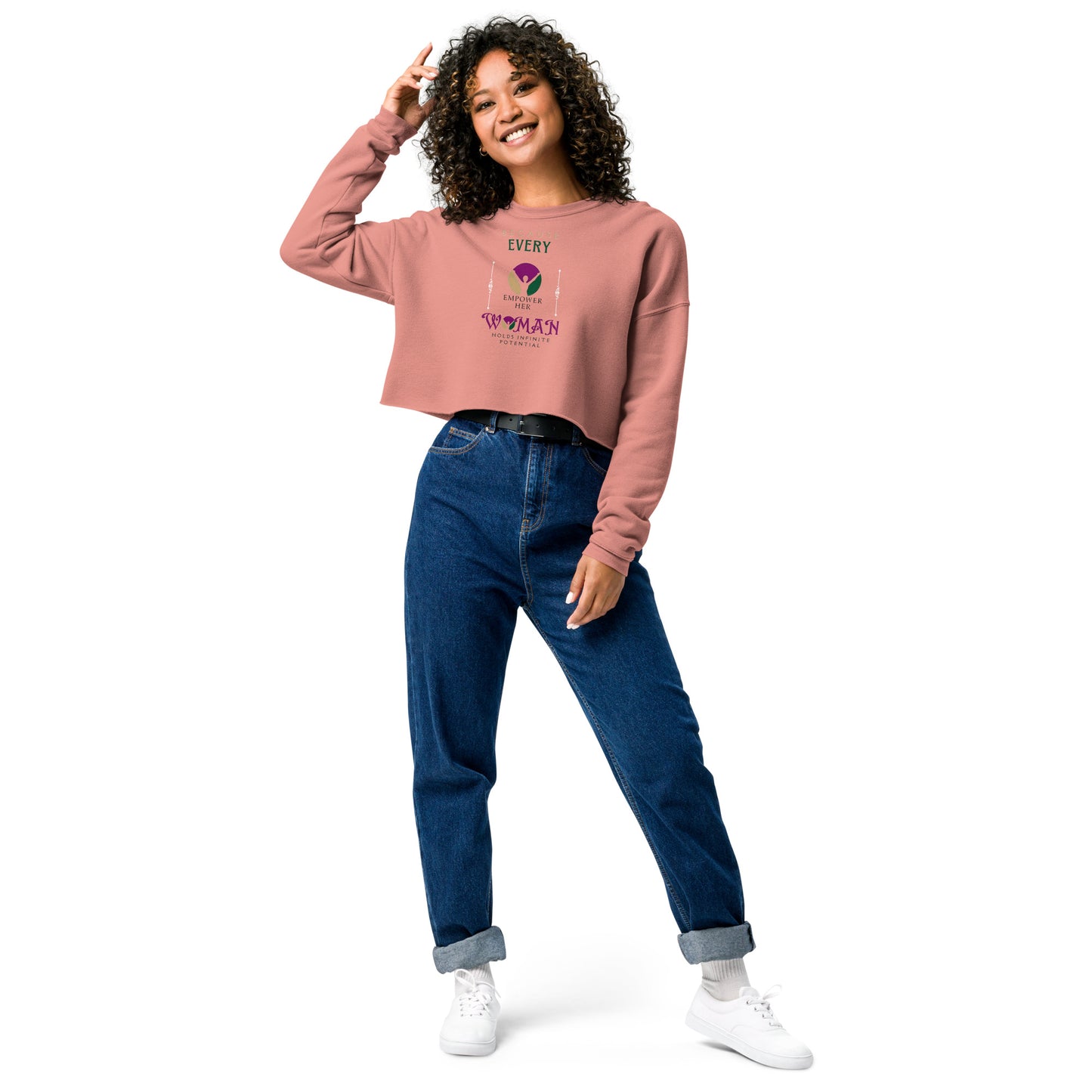 EVERY WOMAN- Crop Sweatshirt - TRIPLE-A