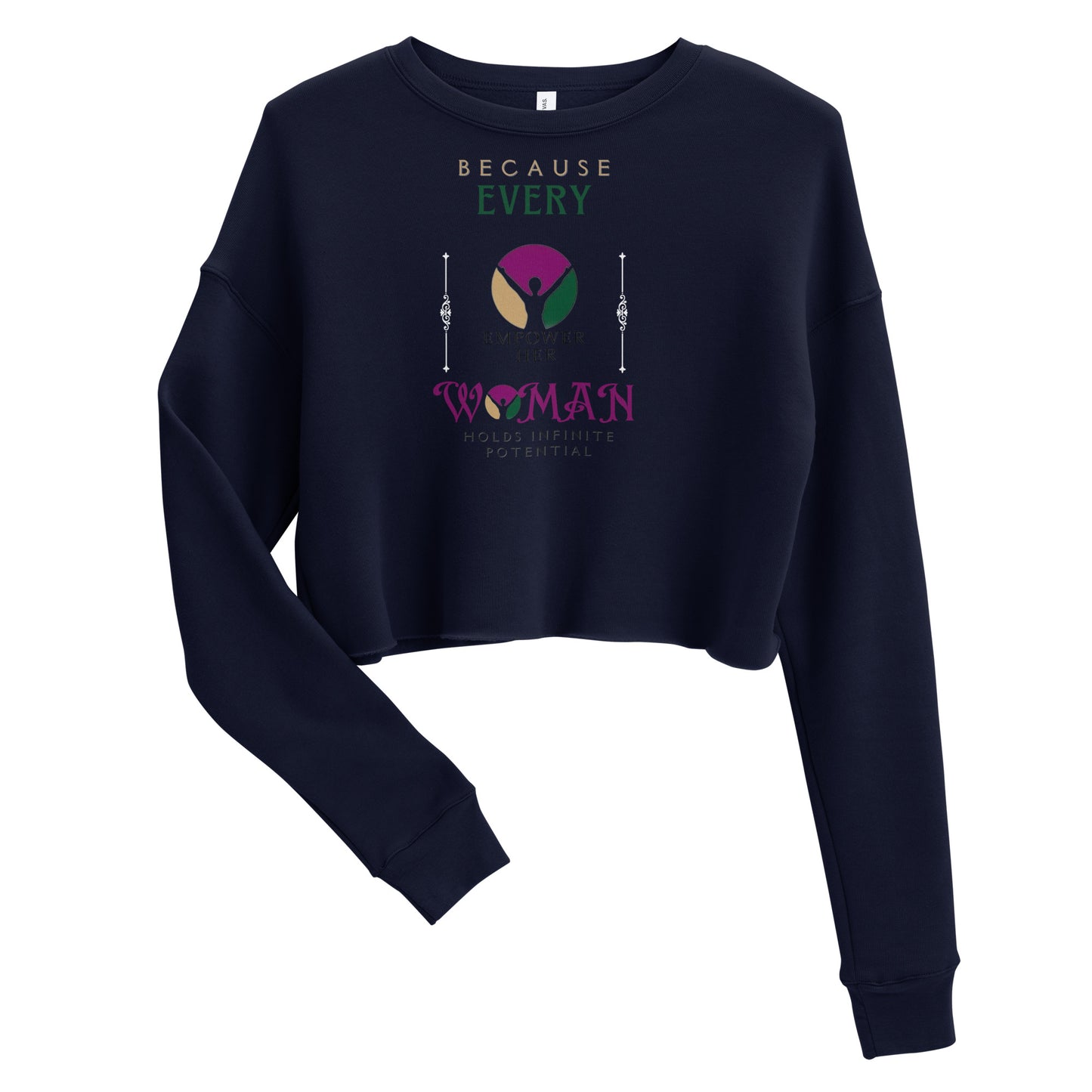 EVERY WOMAN- Crop Sweatshirt - TRIPLE-A