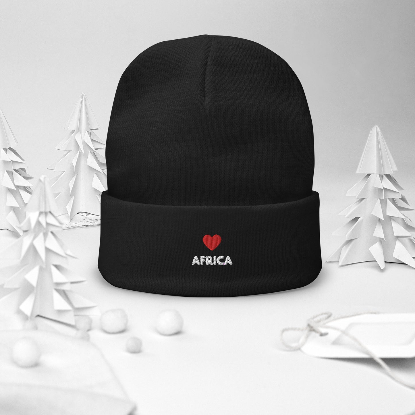 AFRICA-Embroidered Beanie - embroidered hats fast TRIPLE-A