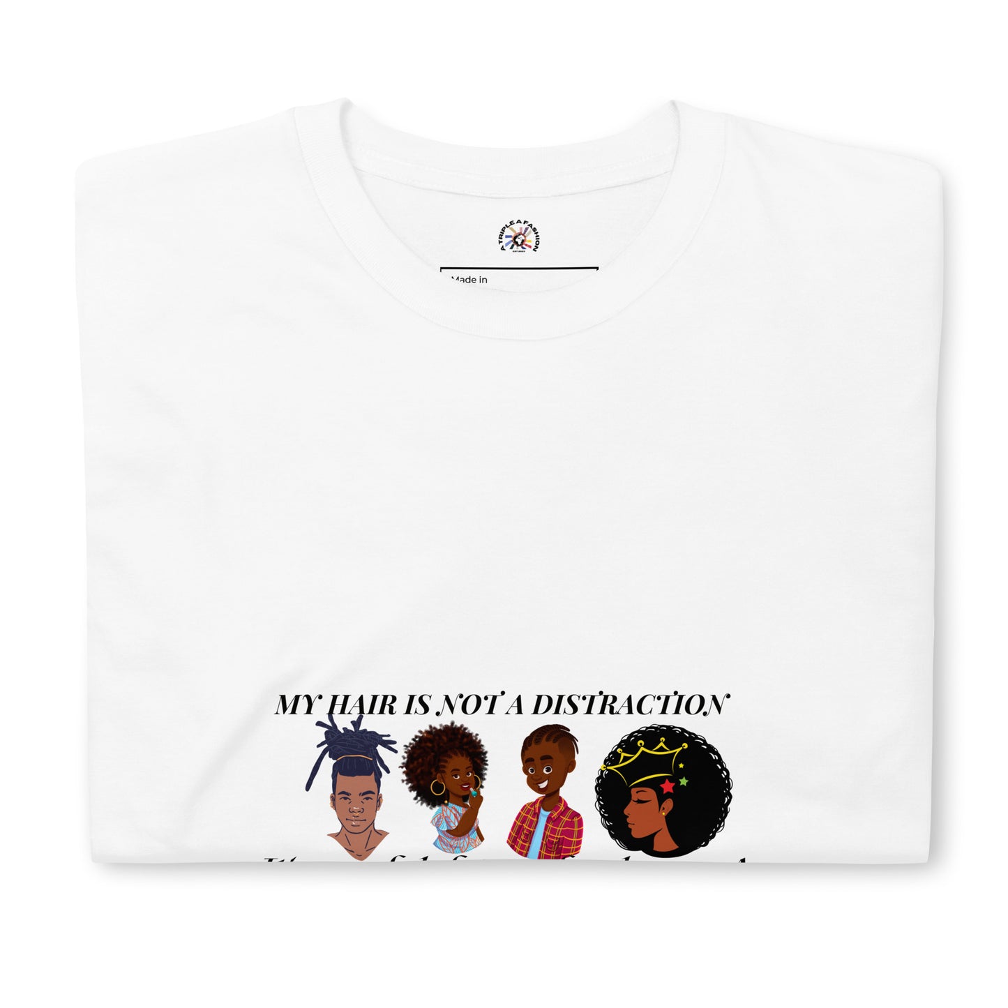 MY HAIR-Short-Sleeve Unisex T-Shirt - TRIPLE-A