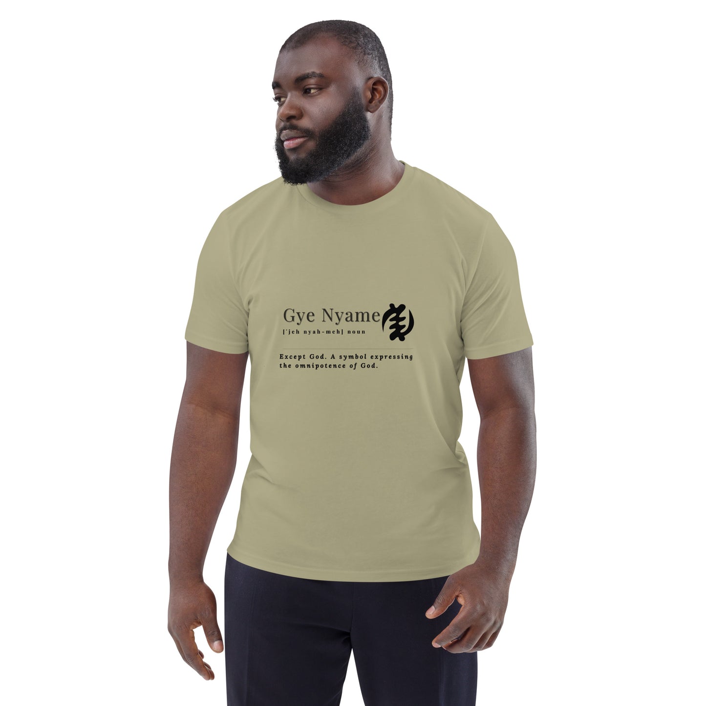 GYE NYAME-Unisex Organic Cotton T-shirt - TRIPLE-A