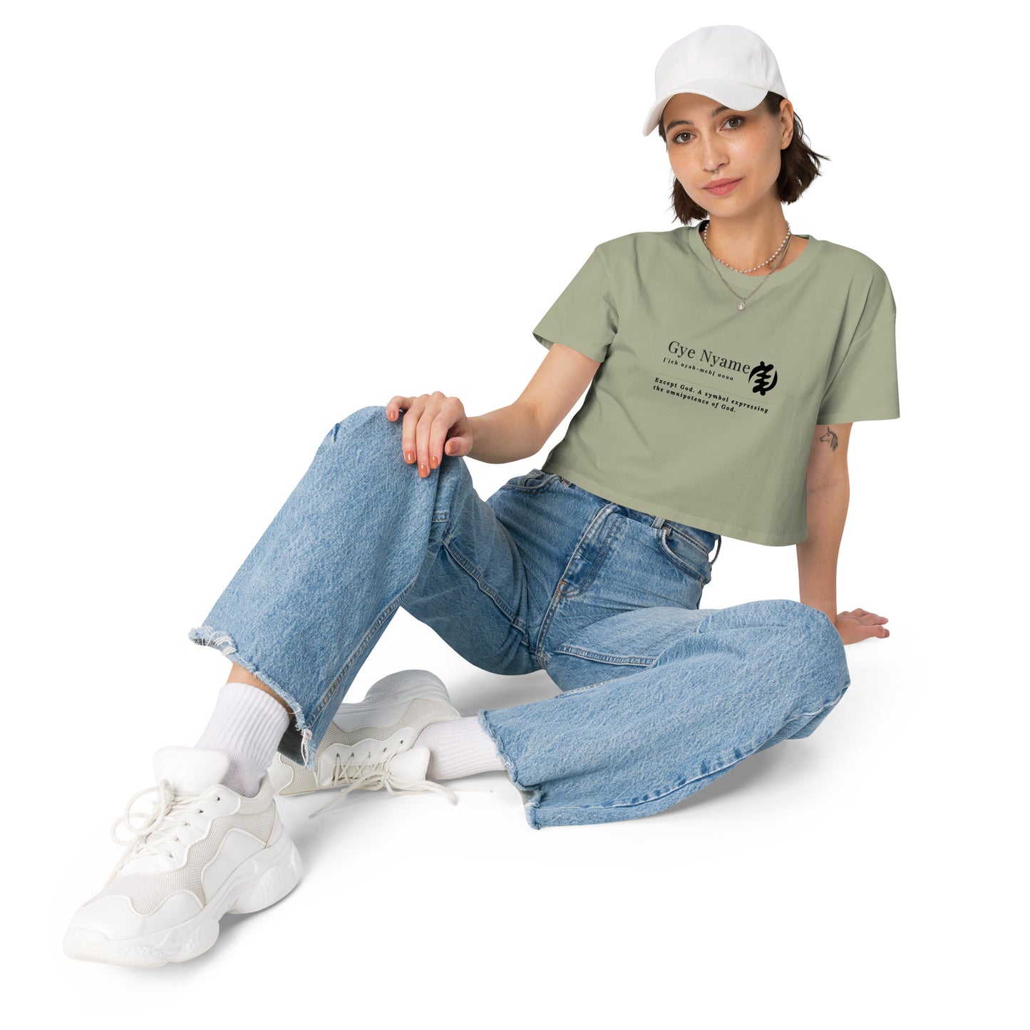 GYE NYAME-Women’s Crop Top - TRIPLE-A