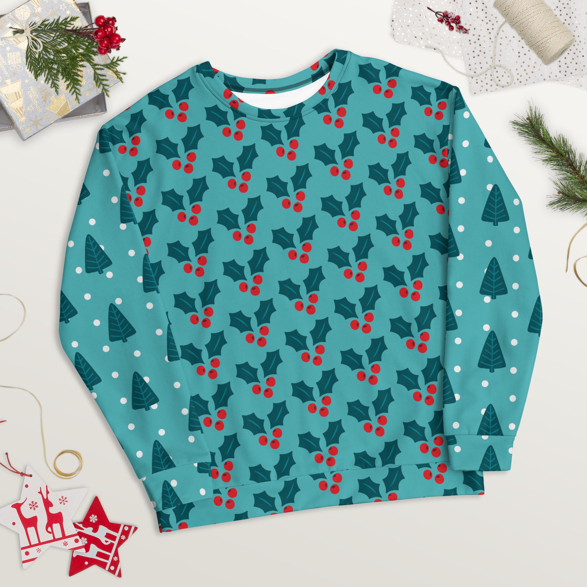 A Smile For Christmas Unisex Sweatshirt - TRIPLE-A