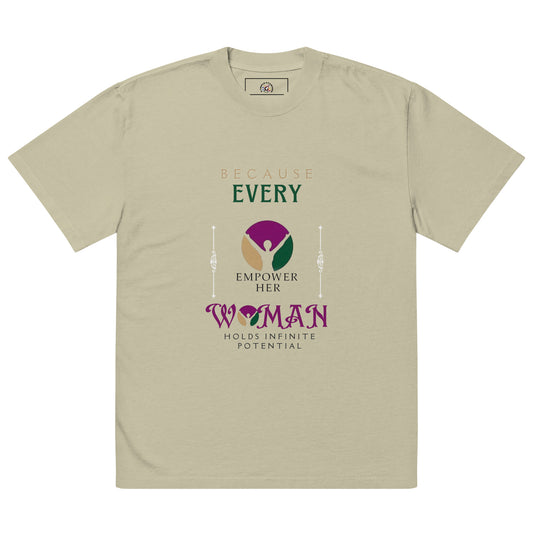 EVERY WOMAN- Oversized faded t-shirt - TRIPLE-A