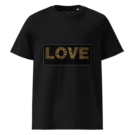 LOVE- Unisex organic cotton t-shirt - TRIPLE-A
