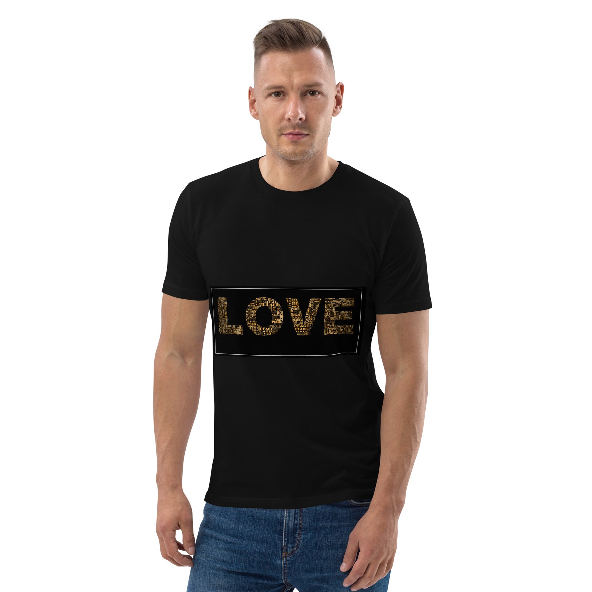 LOVE- Unisex organic cotton t-shirt - TRIPLE-A