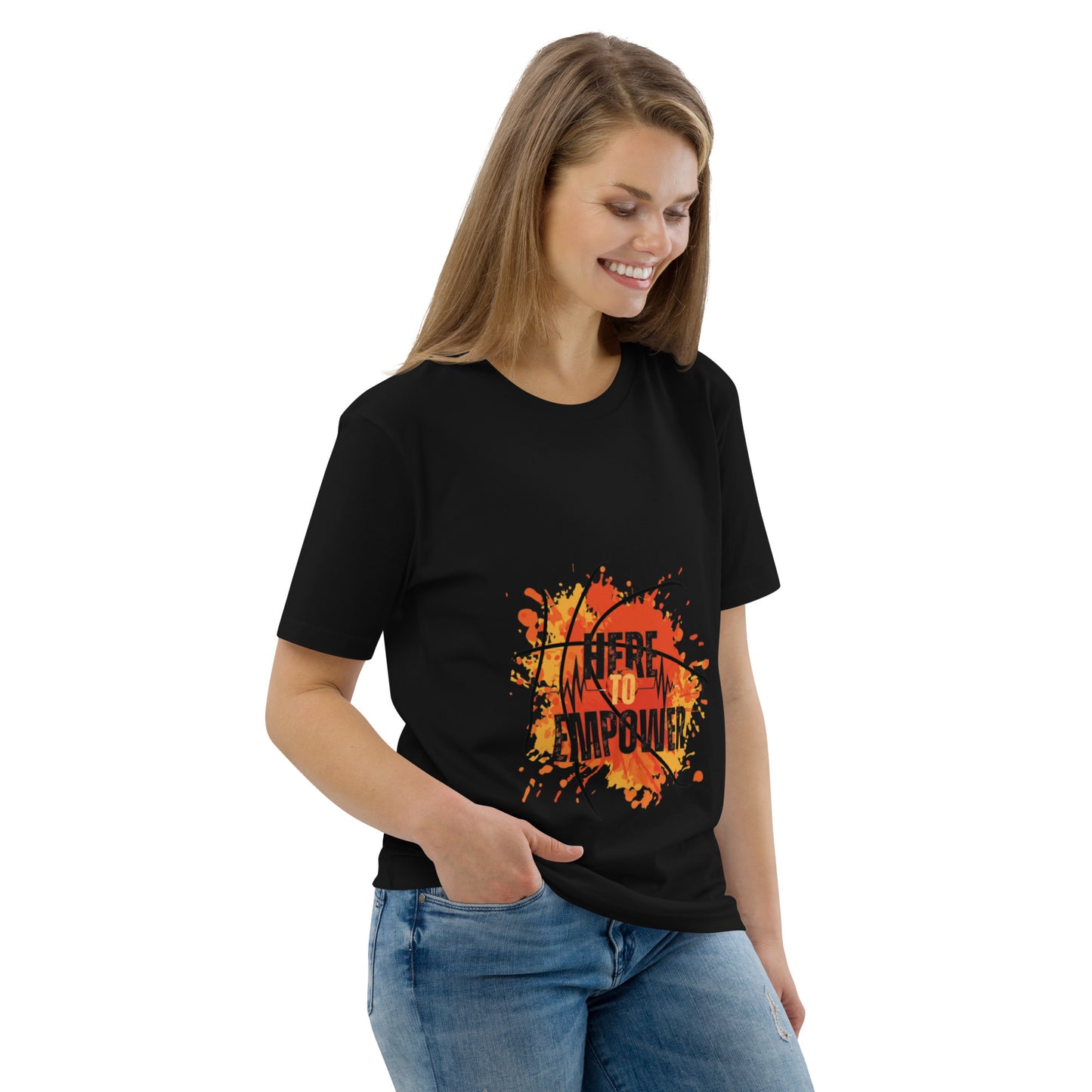 HERE TO EMPOWER- Unisex organic cotton t-shirt - TRIPLE-A