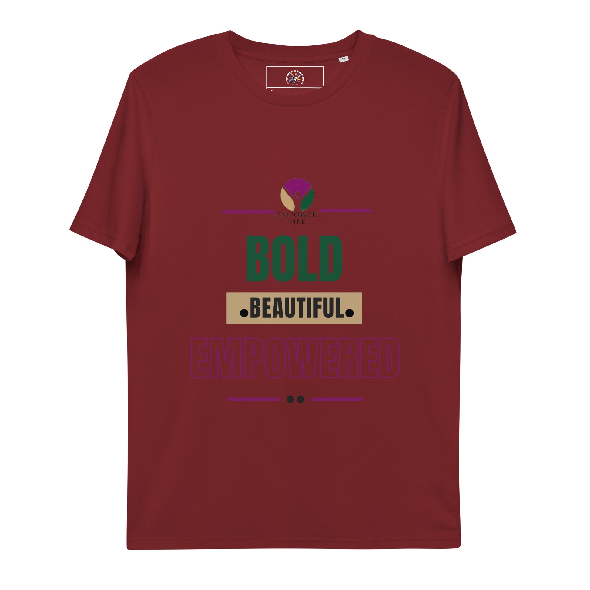 BOLD- Unisex organic cotton t-shirt - TRIPLE-A