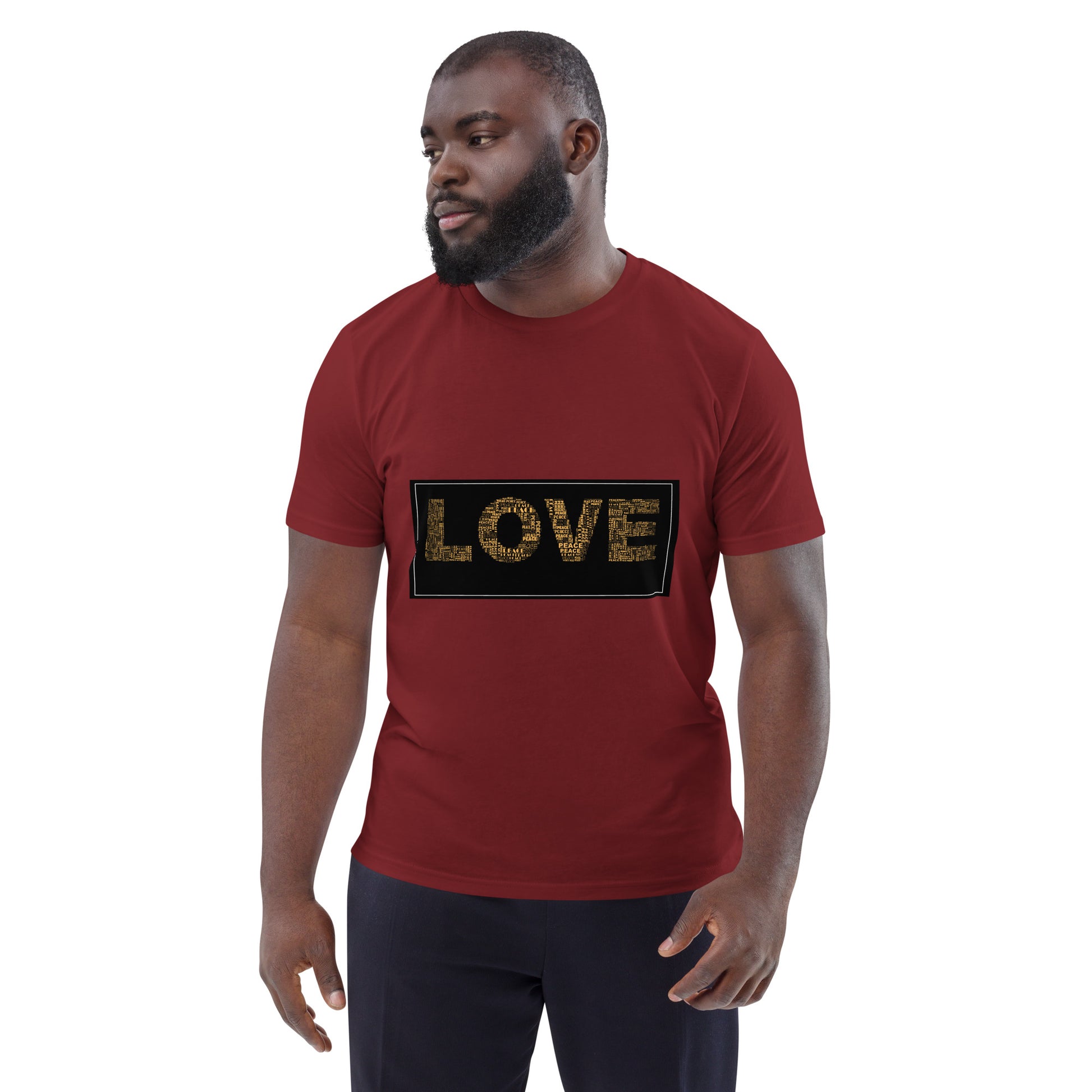 LOVE- Unisex organic cotton t-shirt - TRIPLE-A