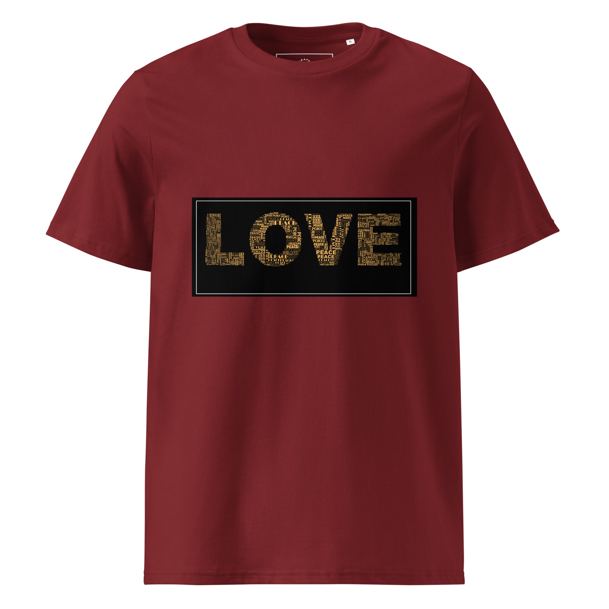 LOVE- Unisex organic cotton t-shirt - TRIPLE-A