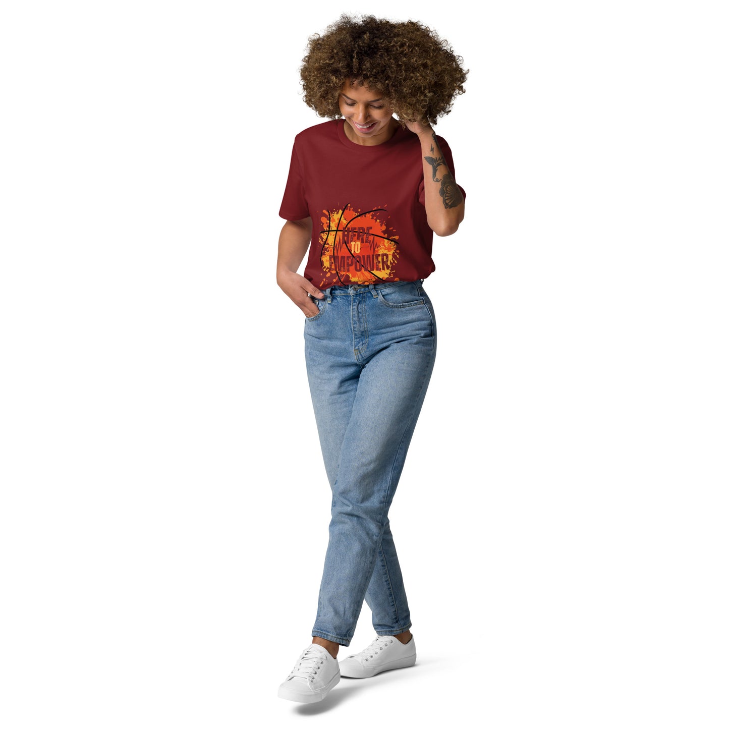 HERE TO EMPOWER- Unisex organic cotton t-shirt - TRIPLE-A