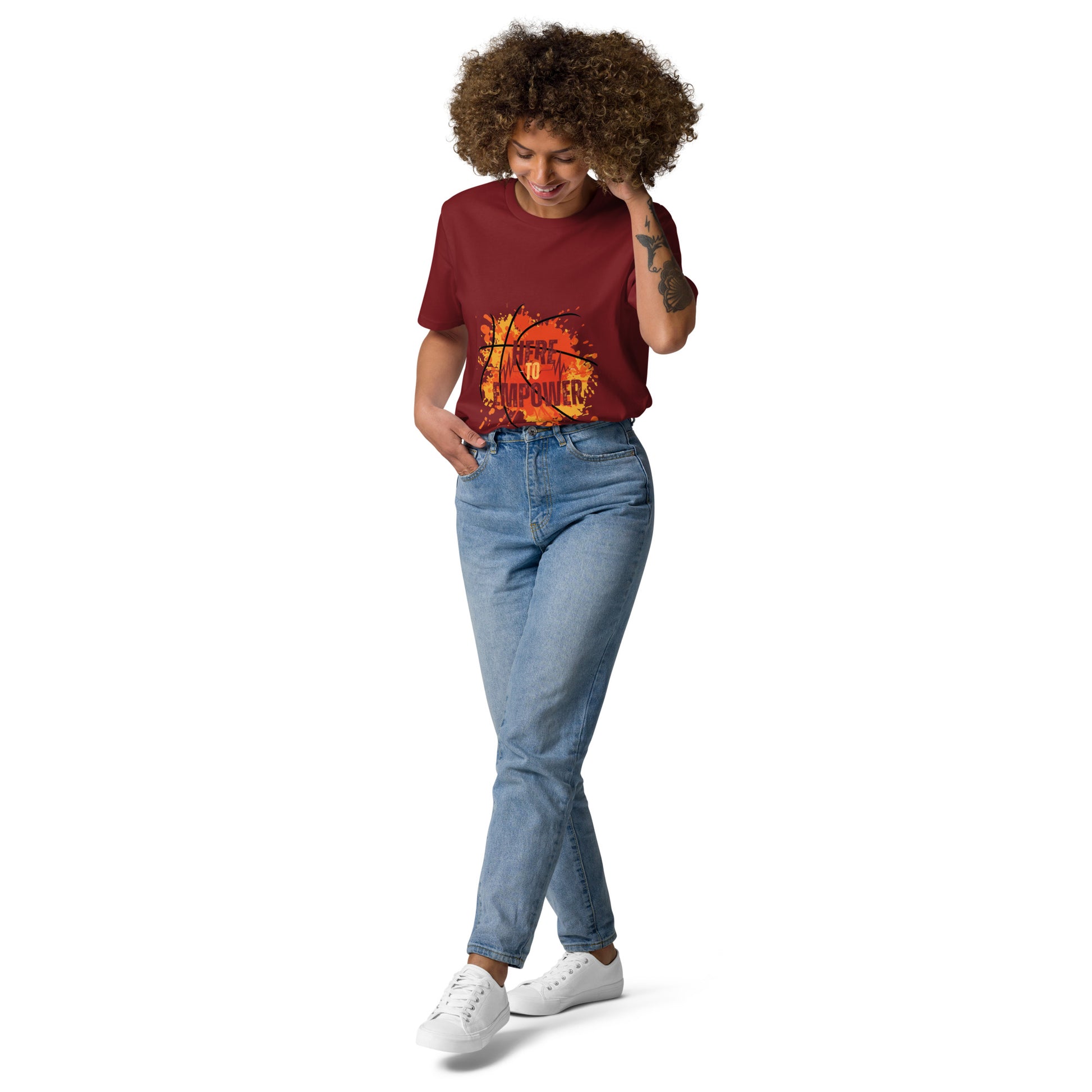 HERE TO EMPOWER- Unisex organic cotton t-shirt - TRIPLE-A