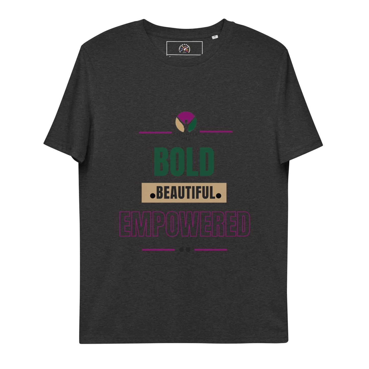 BOLD- Unisex organic cotton t-shirt - TRIPLE-A