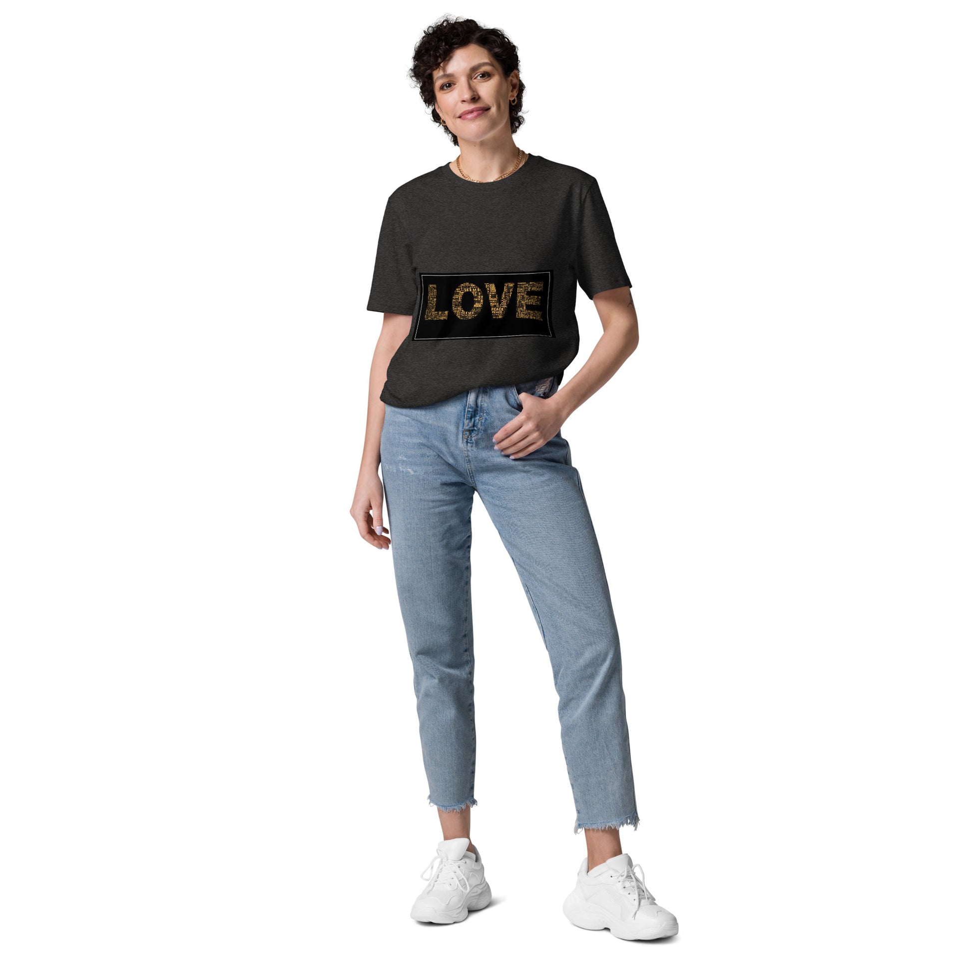 LOVE- Unisex organic cotton t-shirt - TRIPLE-A