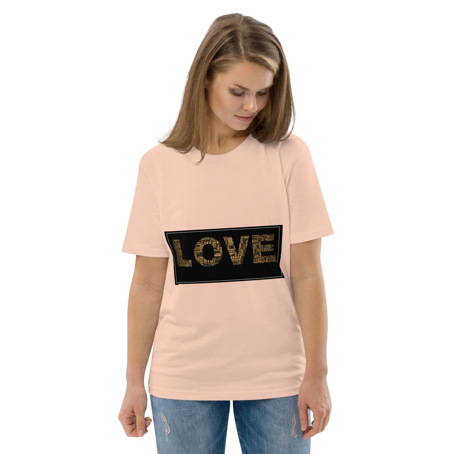 LOVE- Unisex organic cotton t-shirt - TRIPLE-A
