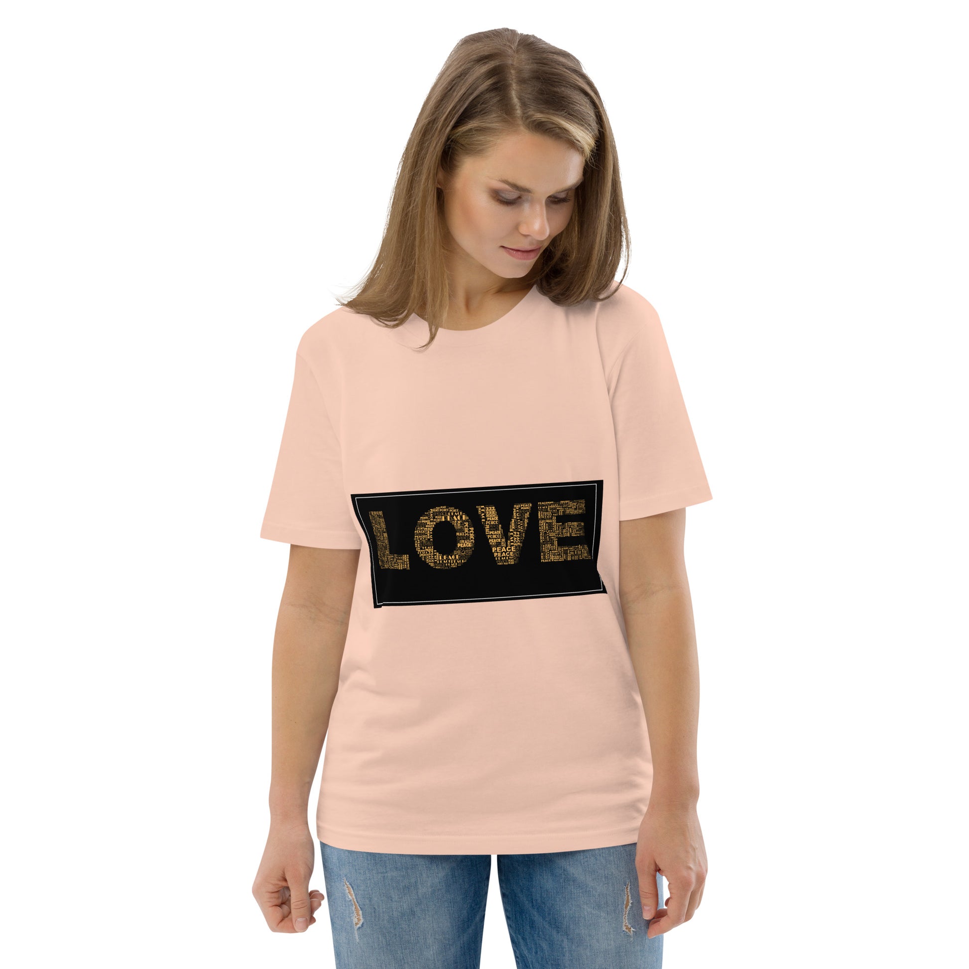 LOVE- Unisex organic cotton t-shirt - TRIPLE-A