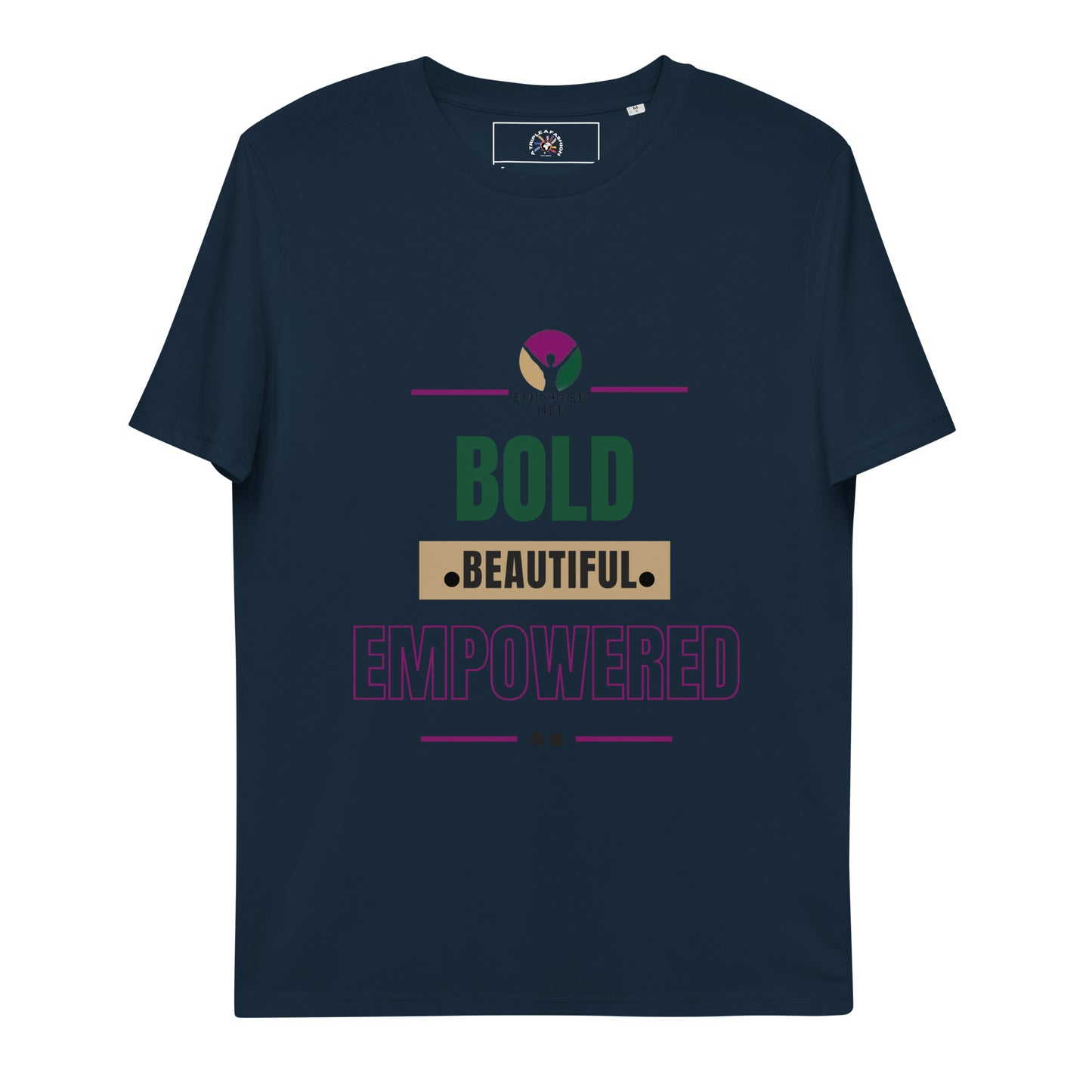 BOLD- Unisex organic cotton t-shirt - TRIPLE-A