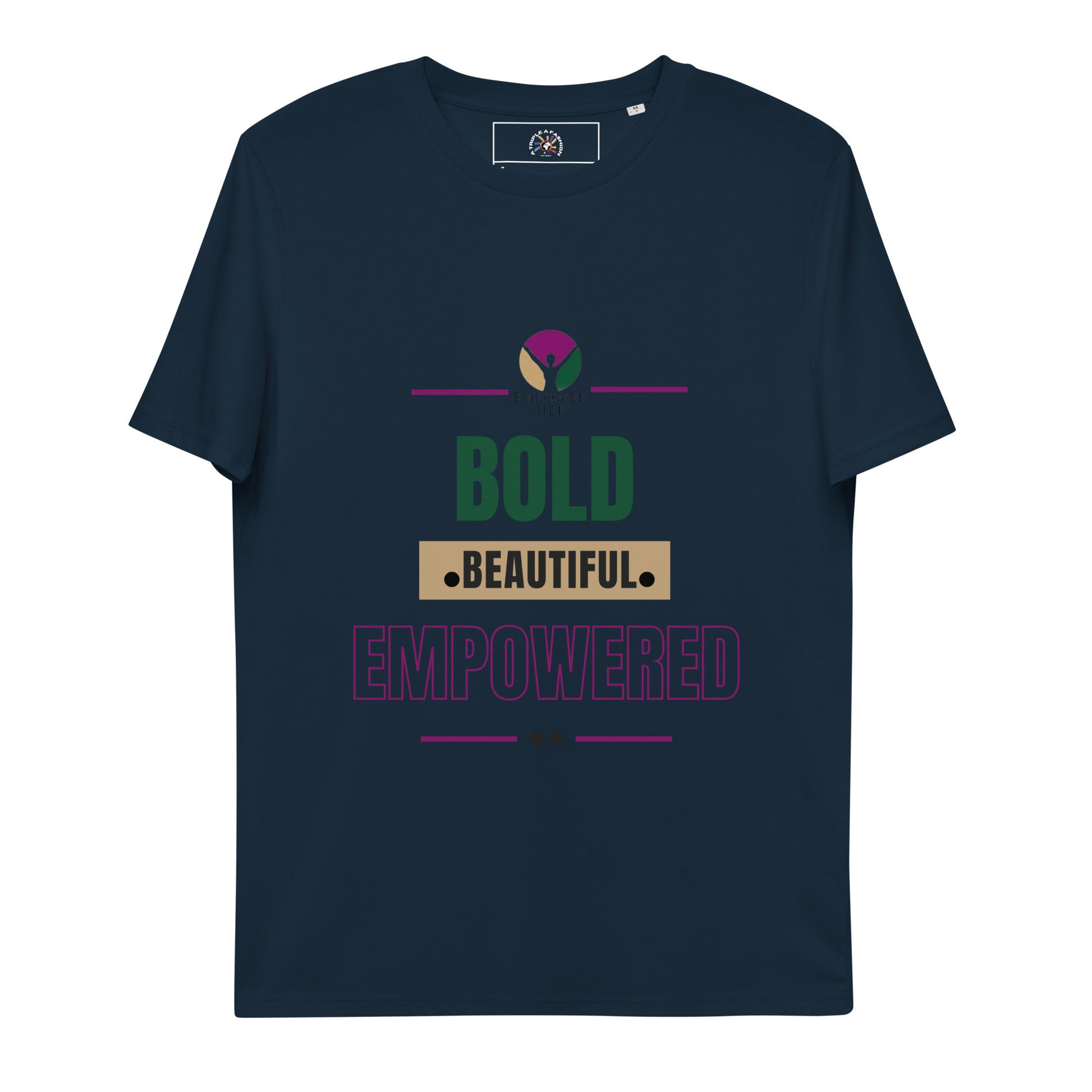 BOLD- Unisex organic cotton t-shirt - TRIPLE-A