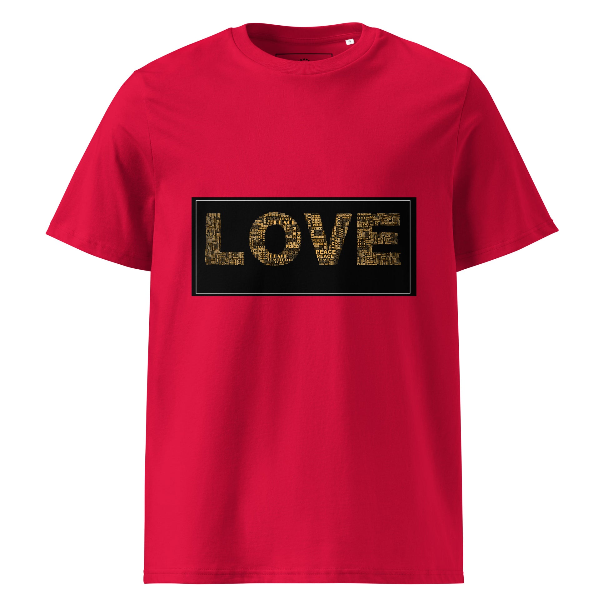 LOVE- Unisex organic cotton t-shirt - TRIPLE-A