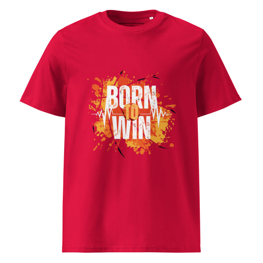 BORN TO WIN- Unisex organic cotton t-shirt - TRIPLE-A