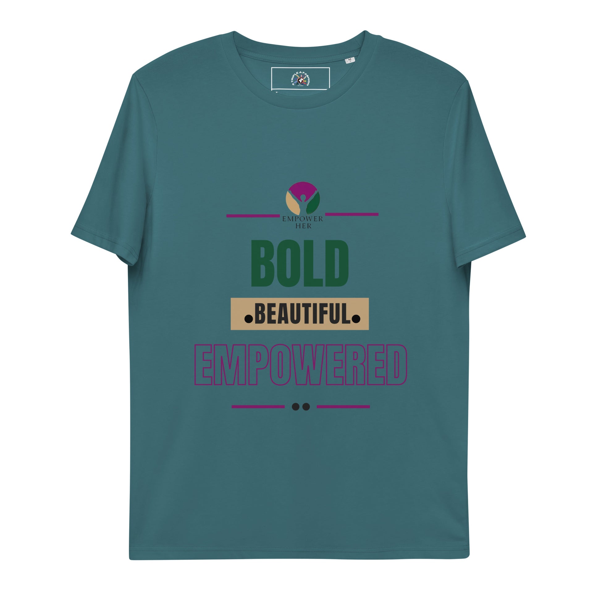 BOLD- Unisex organic cotton t-shirt - TRIPLE-A