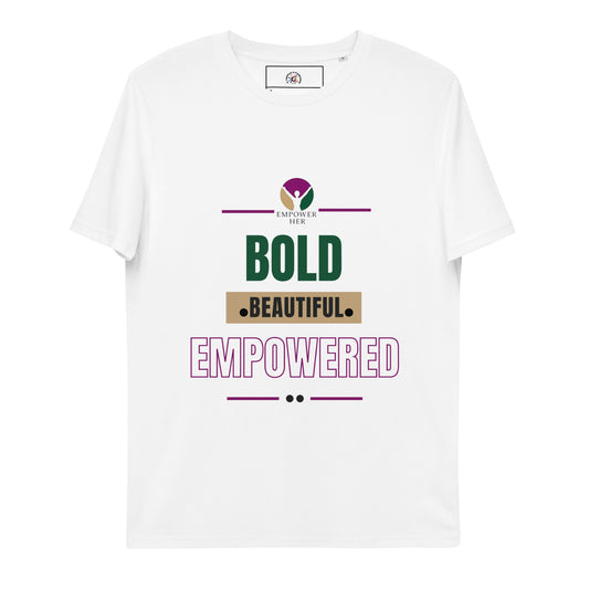BOLD- Unisex organic cotton t-shirt - TRIPLE-A