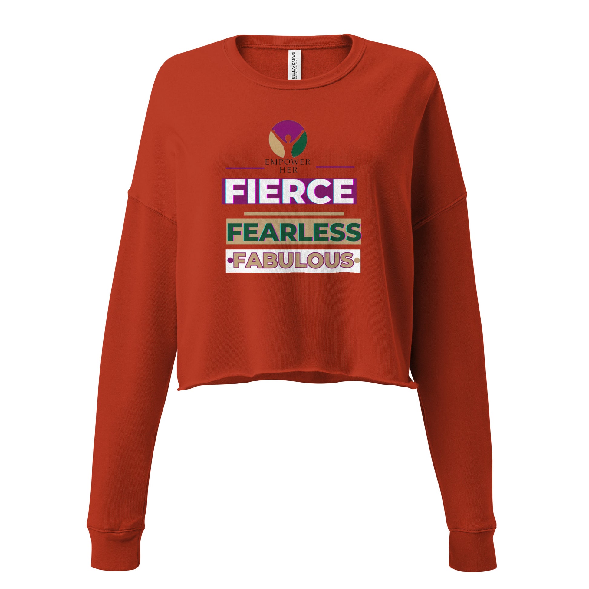 FIERCE- Crop Sweatshirt - TRIPLE-A