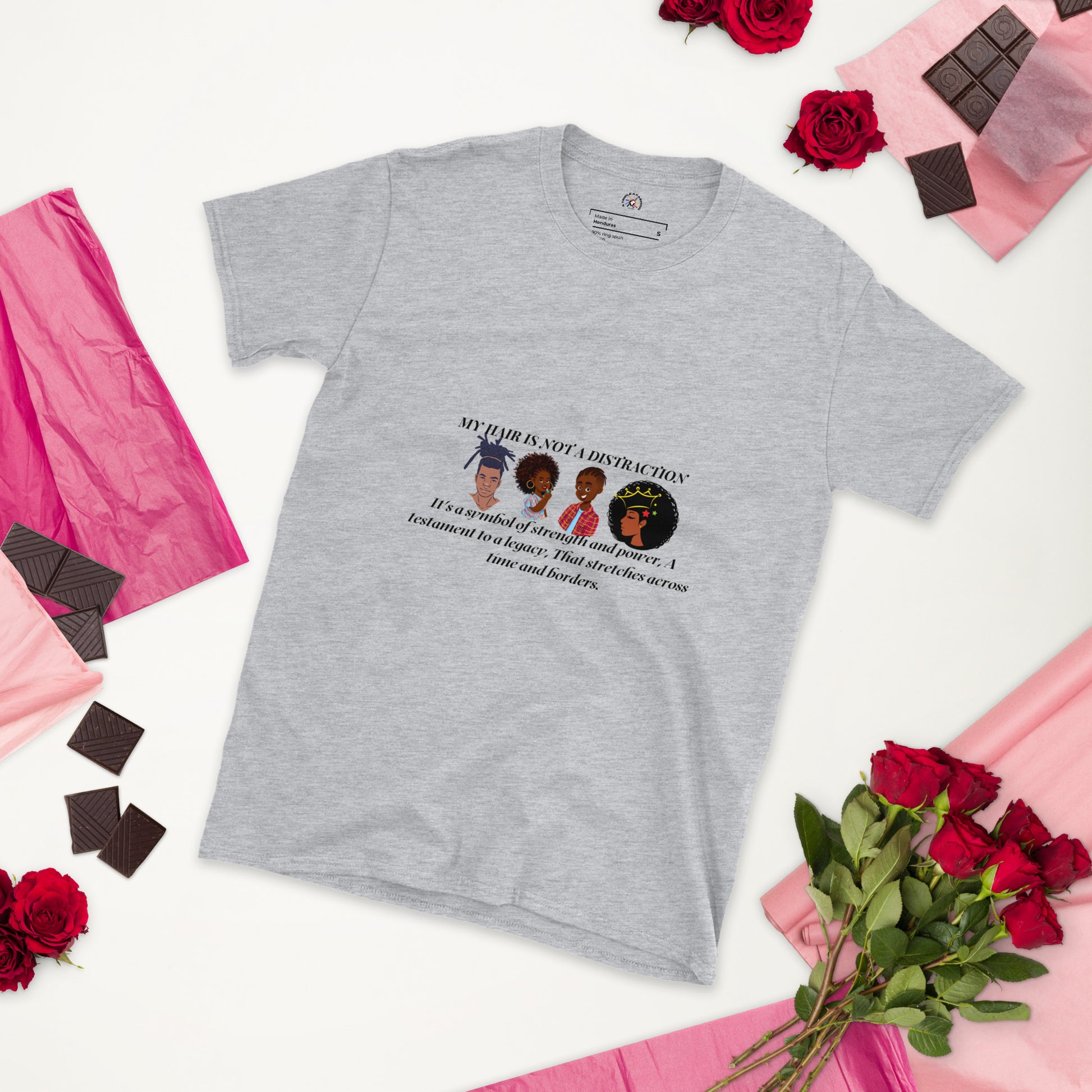 MY HAIR-Short-Sleeve Unisex T-Shirt - TRIPLE-A
