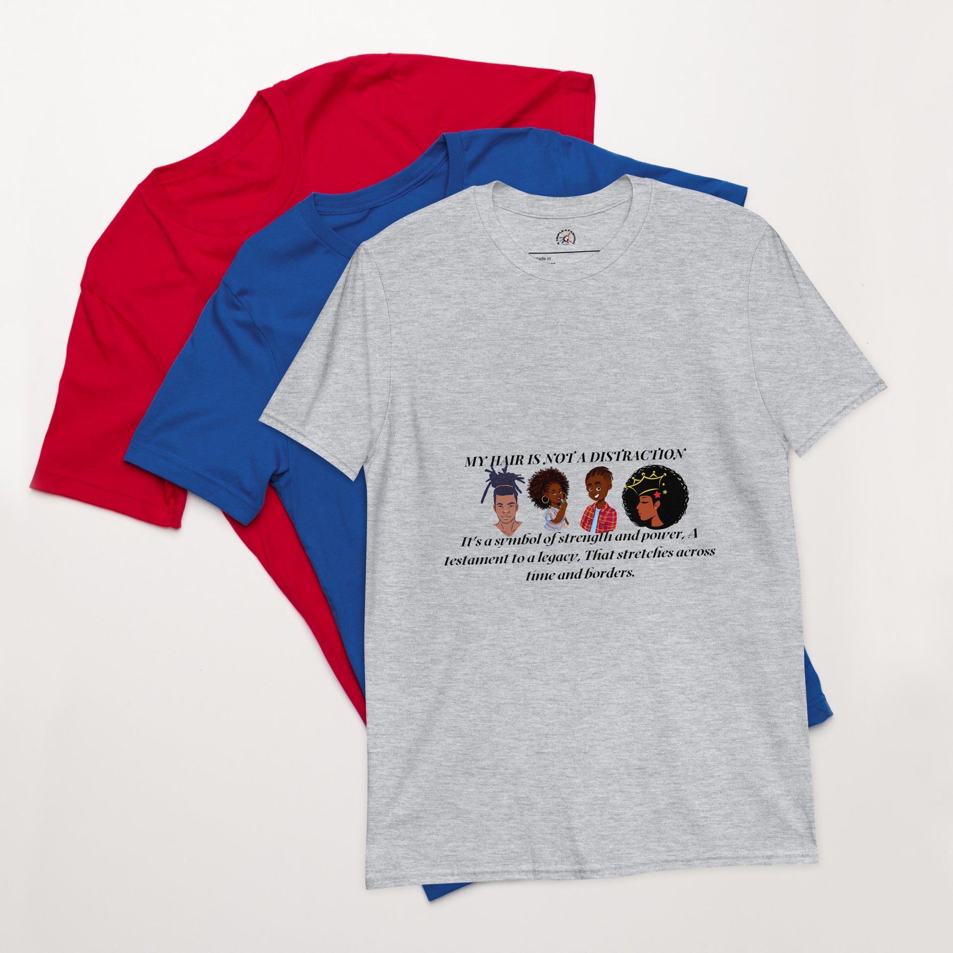 MY HAIR-Short-Sleeve Unisex T-Shirt - TRIPLE-A