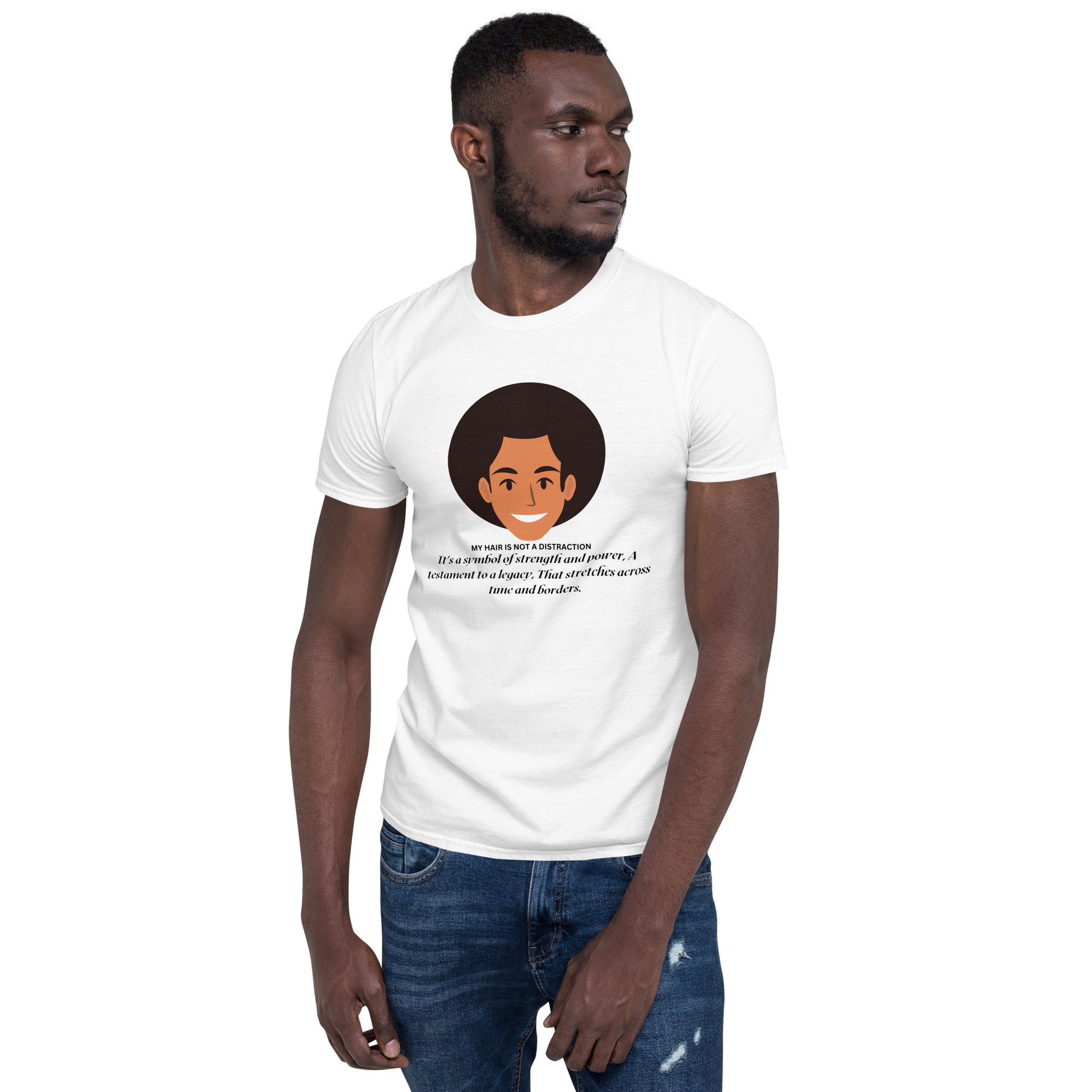 MY HAIR-Short-Sleeve Unisex T-Shirt - TRIPLE-A