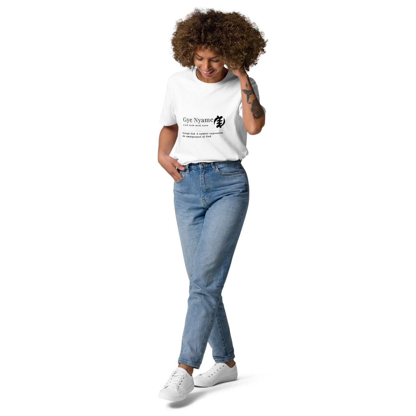 GYE NYAME-Unisex Organic Cotton T-shirt - TRIPLE-A