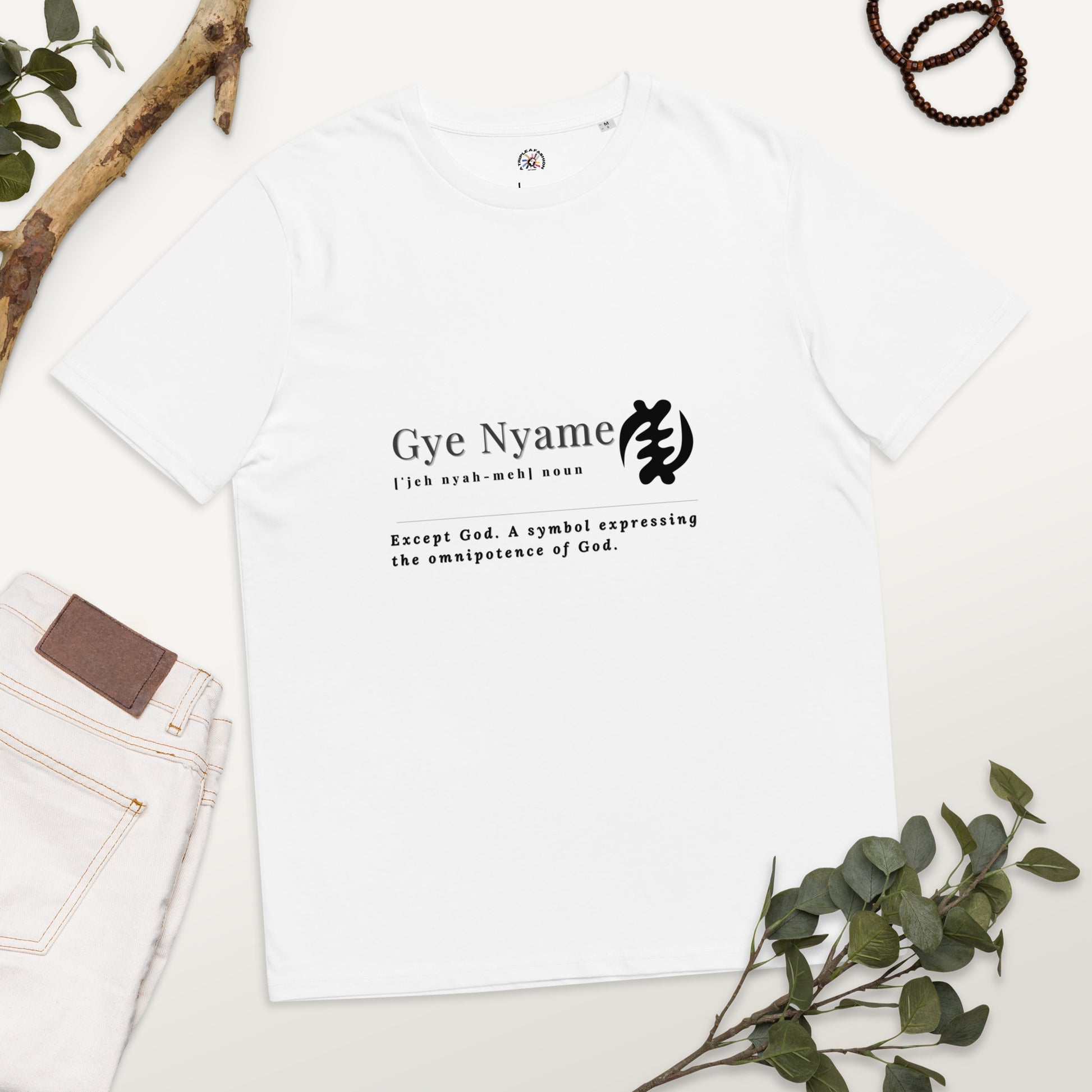 GYE NYAME-Unisex Organic Cotton T-shirt - TRIPLE-A