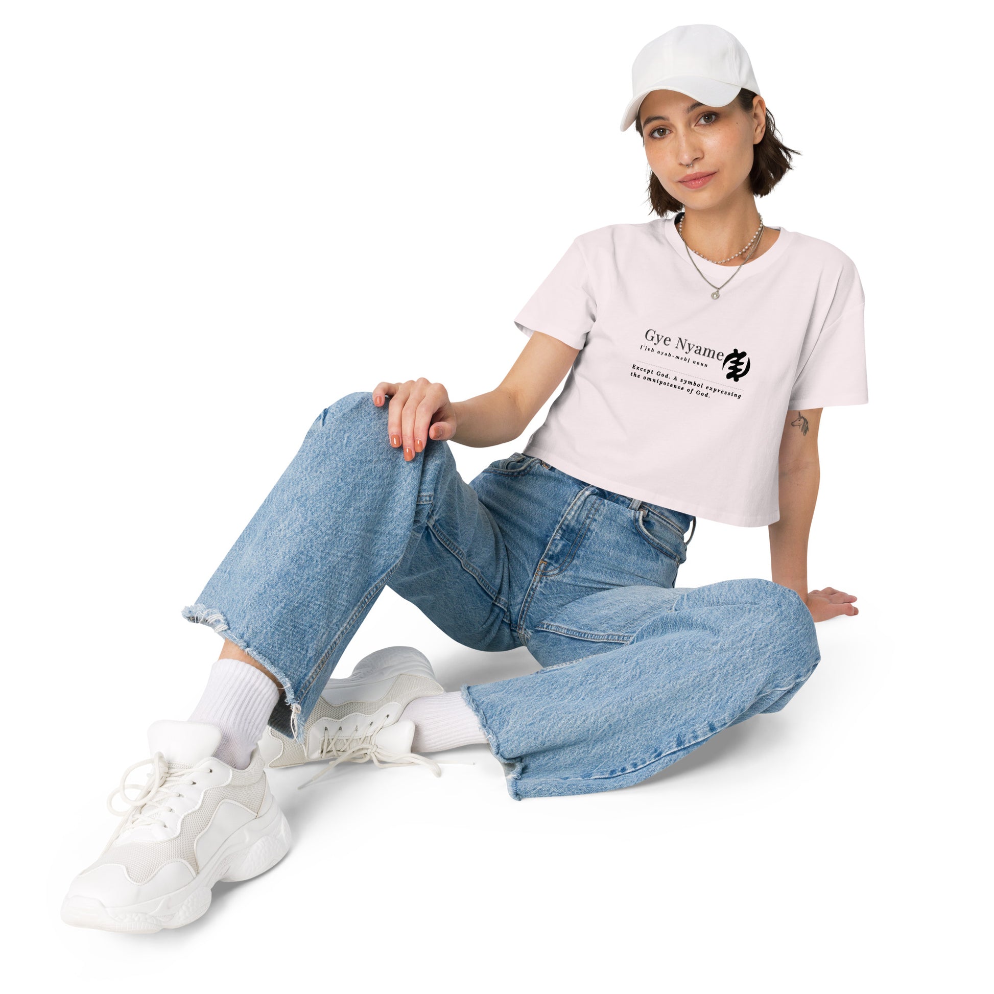 GYE NYAME-Women’s Crop Top - TRIPLE-A